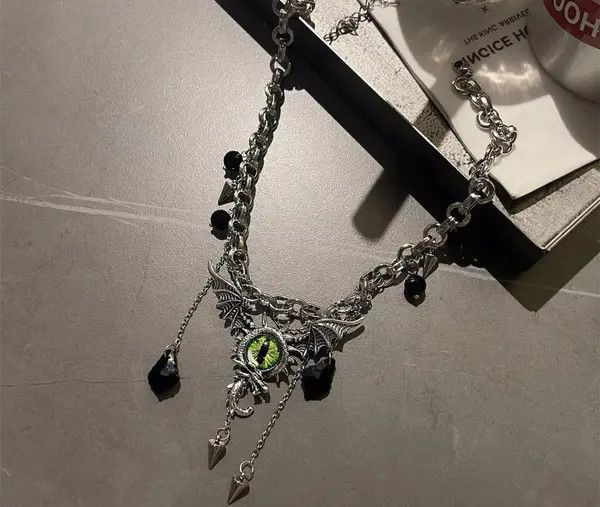Jewelry Devil’s Eye Pendant Necklace – Dark Cold Wind Size ONE SIZE - 5 Thumbnail