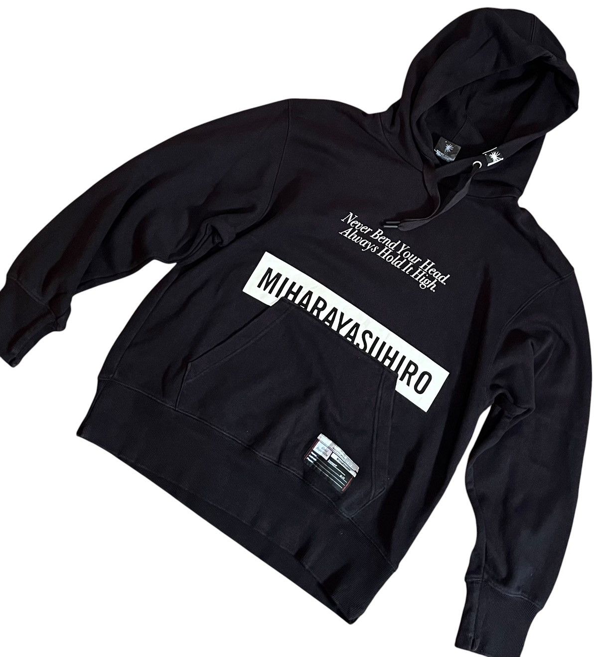 Maison MIHARA YASUHIRO Miharayasuhiro x gu printed black hoodie Size US S / EU 44-46 / 1 - 2 Thumbnail