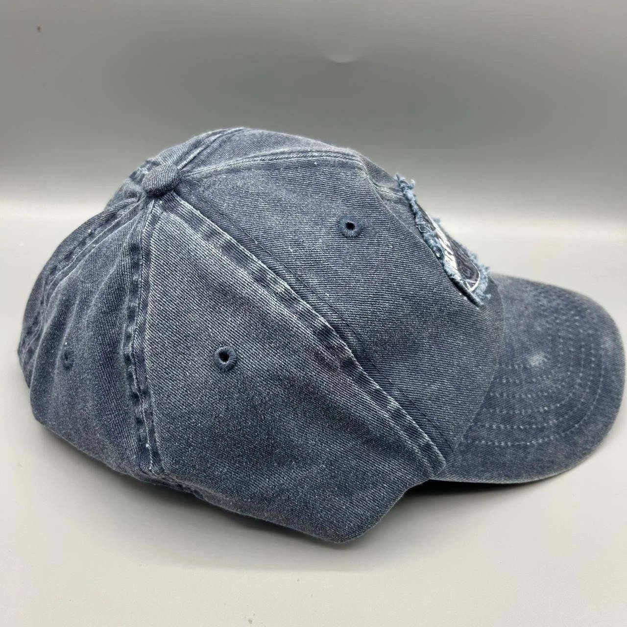 Harley Davidson Harley Davidson Motorcycles Hat Denim Embroidered Strap Back Size ONE SIZE - 5 Thumbnail