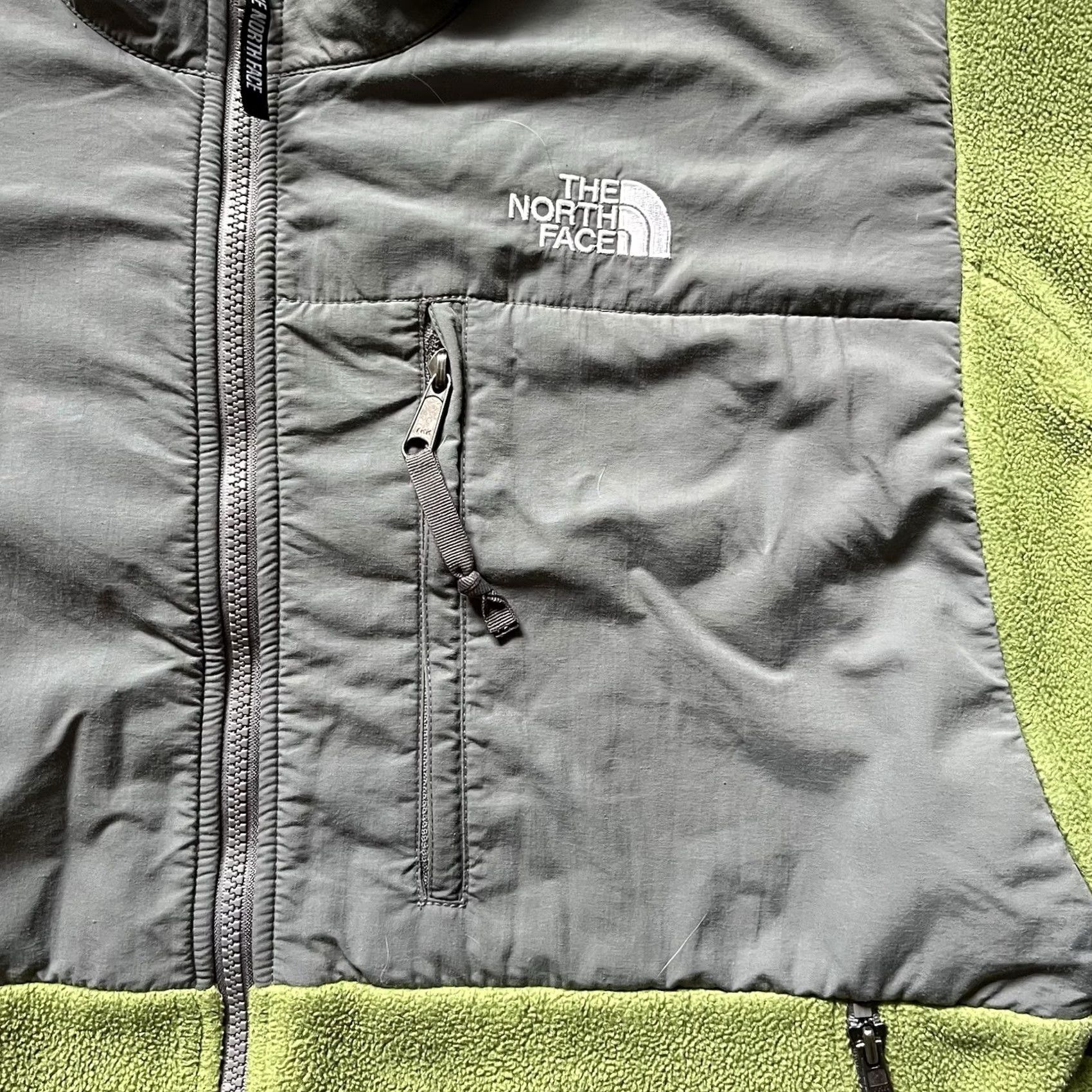 The North Face The North Face Polartec Jacket Large Green Womens Fleece Full Zip Lined Embroidered Size L / US 10 / IT 46 - 4 Thumbnail
