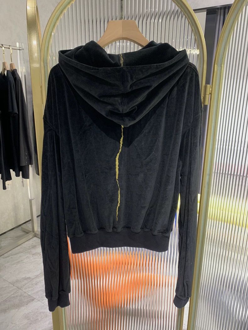Haider Ackermann Haider Ackermann Velvet patchy velvet hoodie Size XS / US 0-2 / IT 36-38 - 3 Thumbnail
