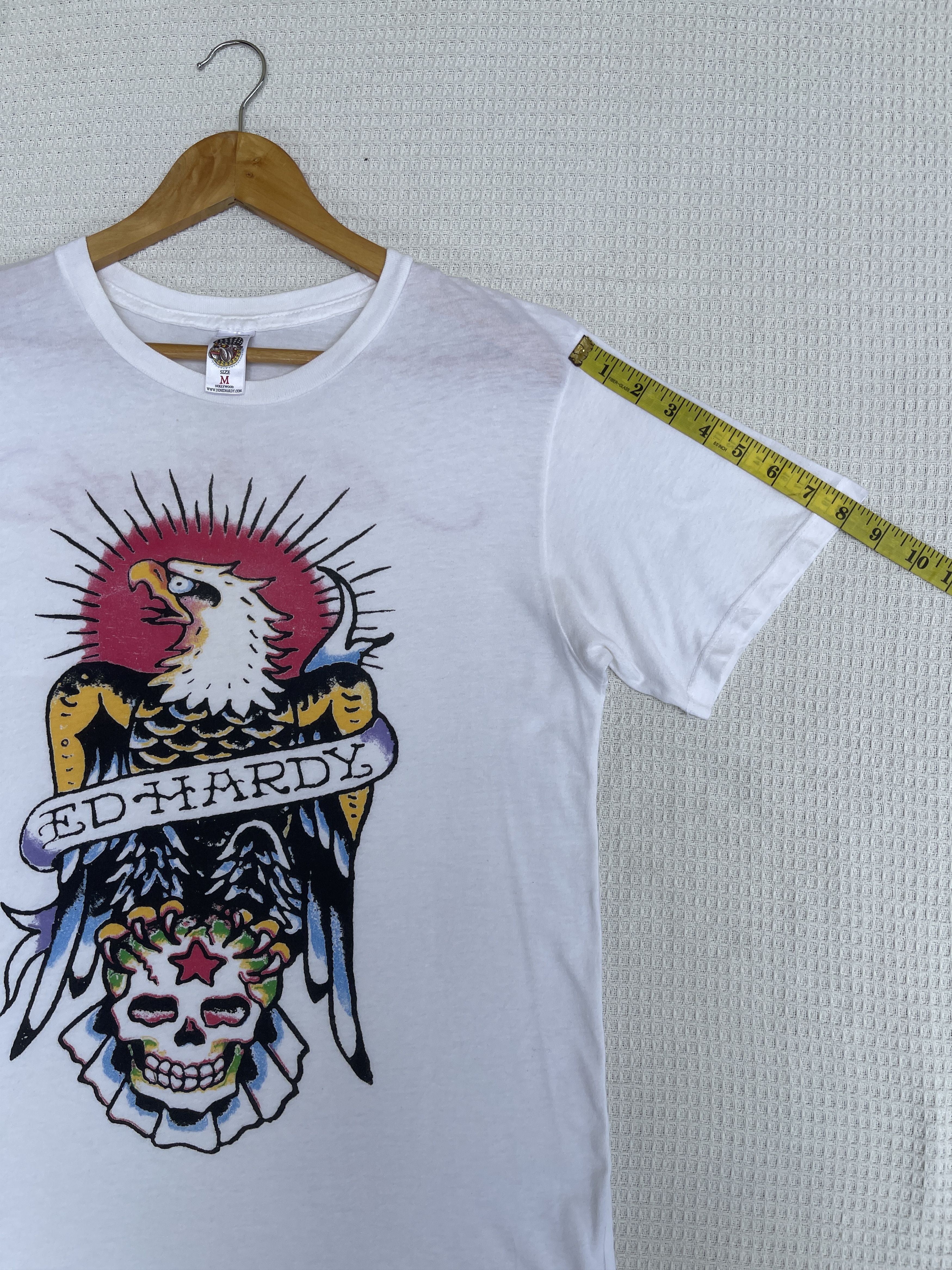 Ed Hardy × Vintage Last Drop🔥Rare🔥Vintage Ed-Hardy T-Shirt Size US M / EU 48-50 / 2 - 8 Thumbnail