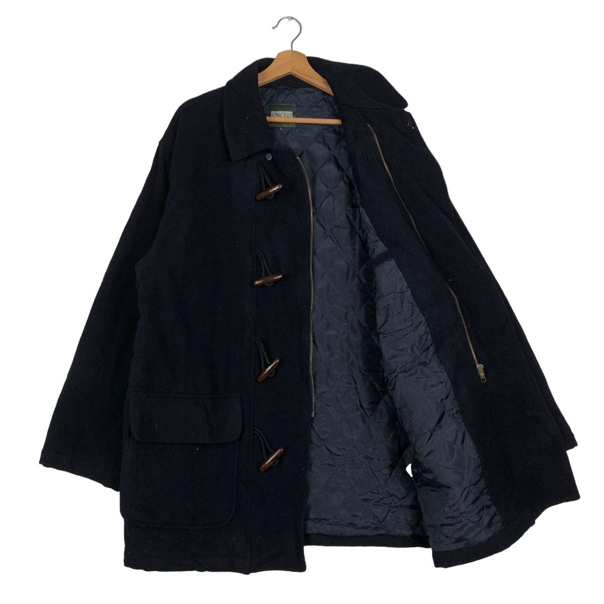 Japanese Brand 🔥Wool Heavy Jacket Wood Button Uniqlo Japan Issey Miyake Size US L / EU 52-54 / 3 - 11 Thumbnail