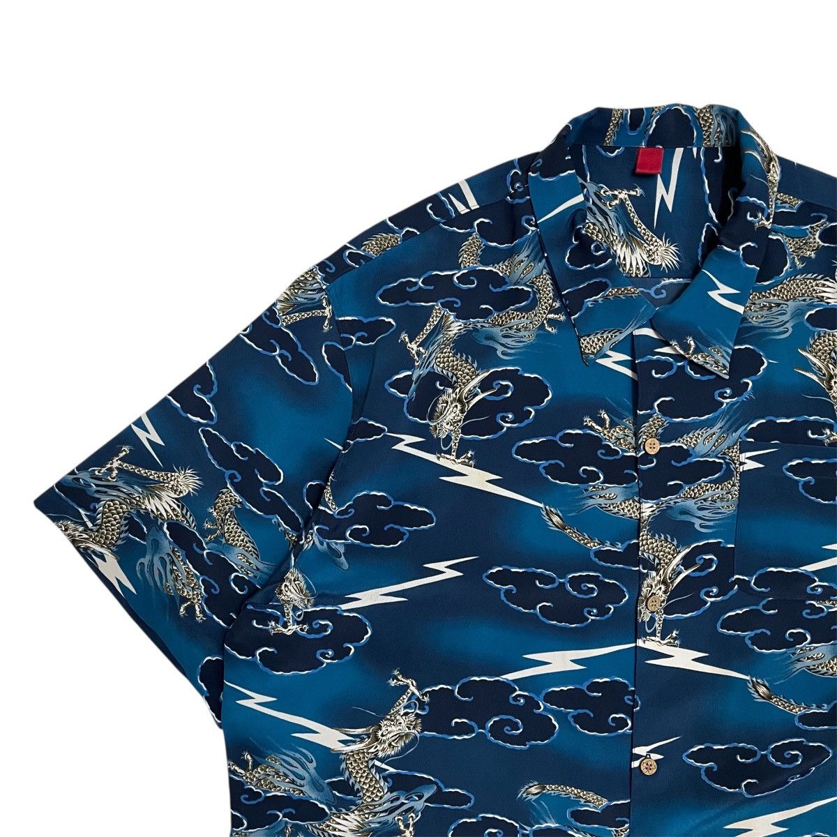 Sun Surf Vintage Dragon Japanese Theme Open Collar Hawaiian Shirt Size US XXL / EU 58 / 5 - 3 Thumbnail
