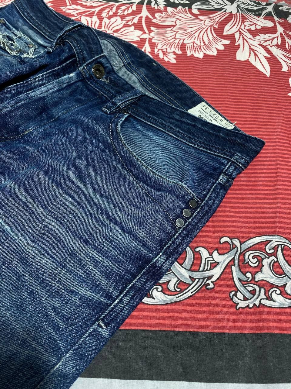 Diesel × Vintage Vintage Diesel MENNIT REGULAR STRAIGHT Denim Jeans Size US 32 / EU 48 - 15 Thumbnail