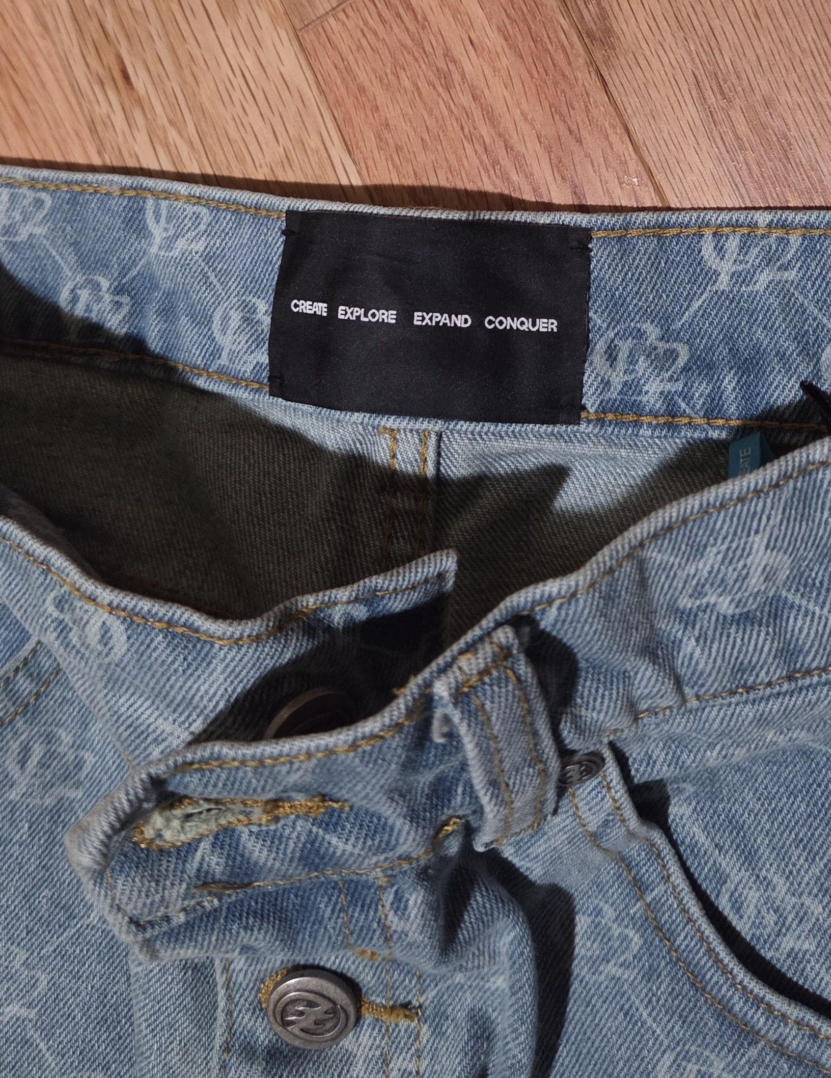 Other C.E.E.C. Blue Knight Denim Jeans Size US 32 / EU 48 - 4 Thumbnail