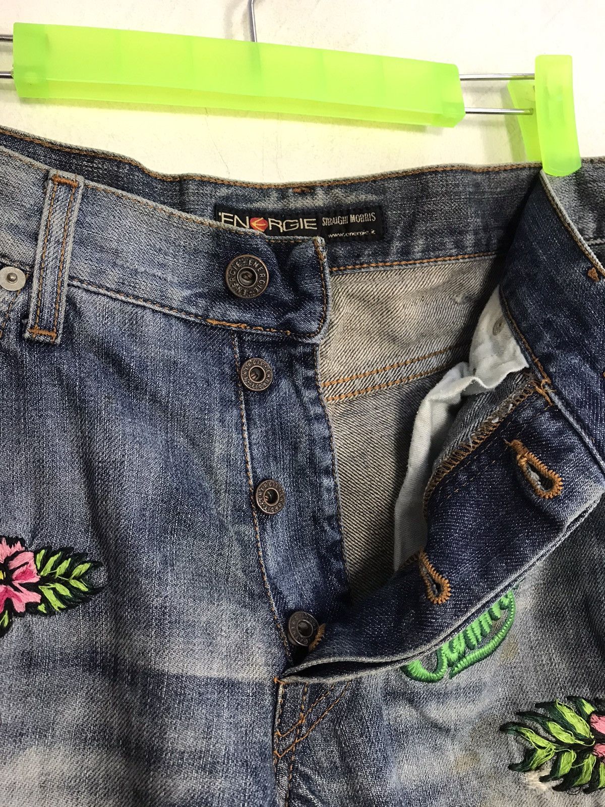 Energie Energie Straight Morris Embroidery Floral Straight Cut Size US 34 / EU 50 - 4 Thumbnail