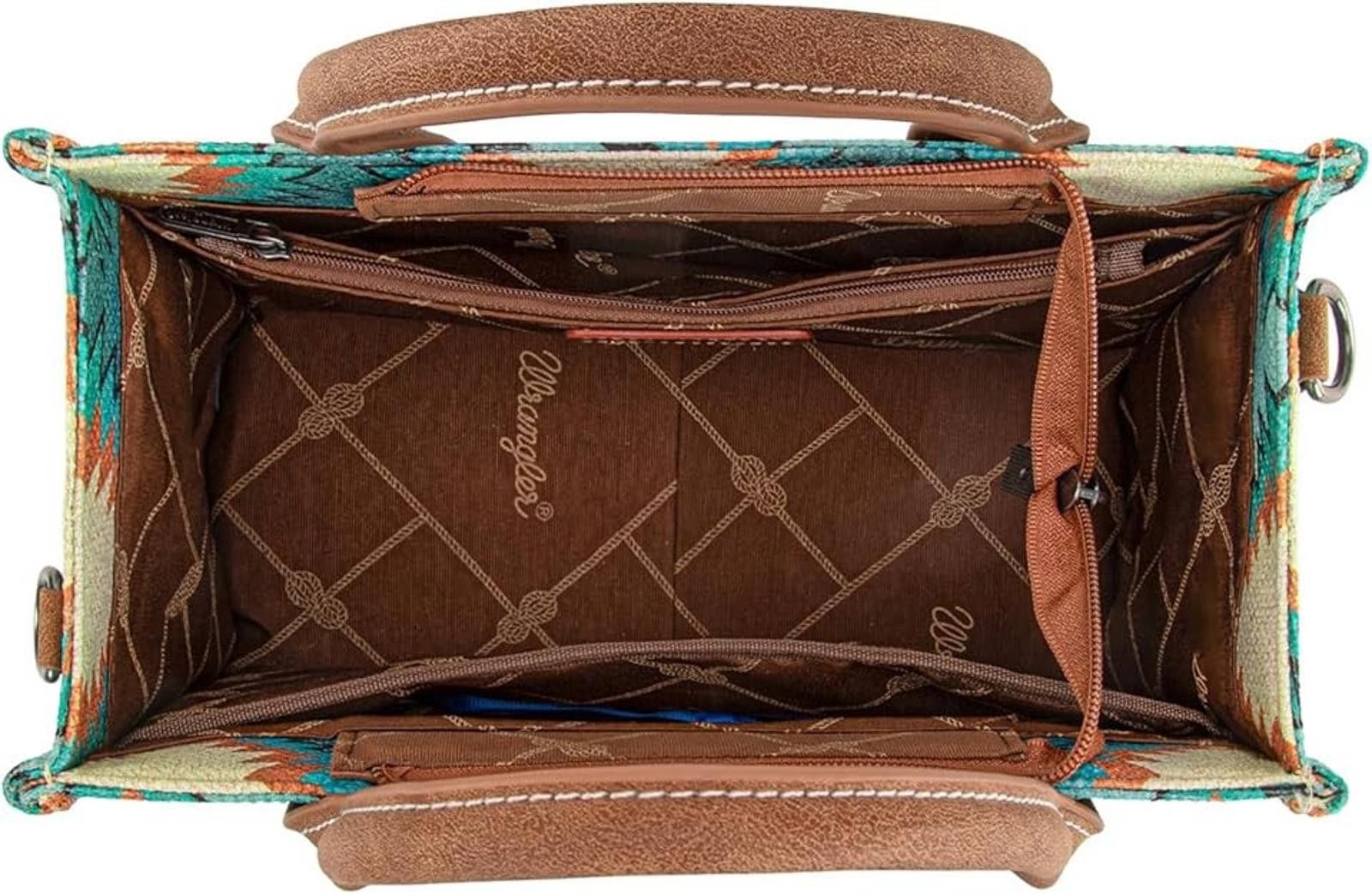 Wrangler Wrangler Stylish Aztec Tote Bag Size ONE SIZE - 2 Thumbnail