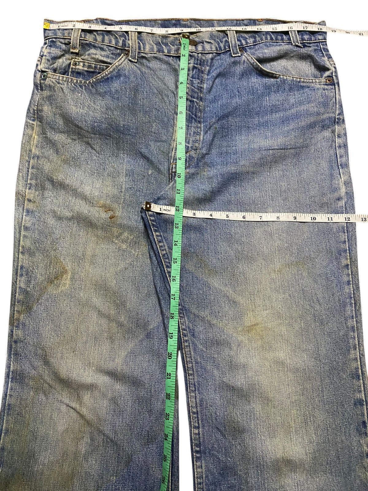 Levi's Levis 575 Orange Tab Bell Bottom Bootcut Flare Jeans Size US 36 / EU 52 - 20 Thumbnail