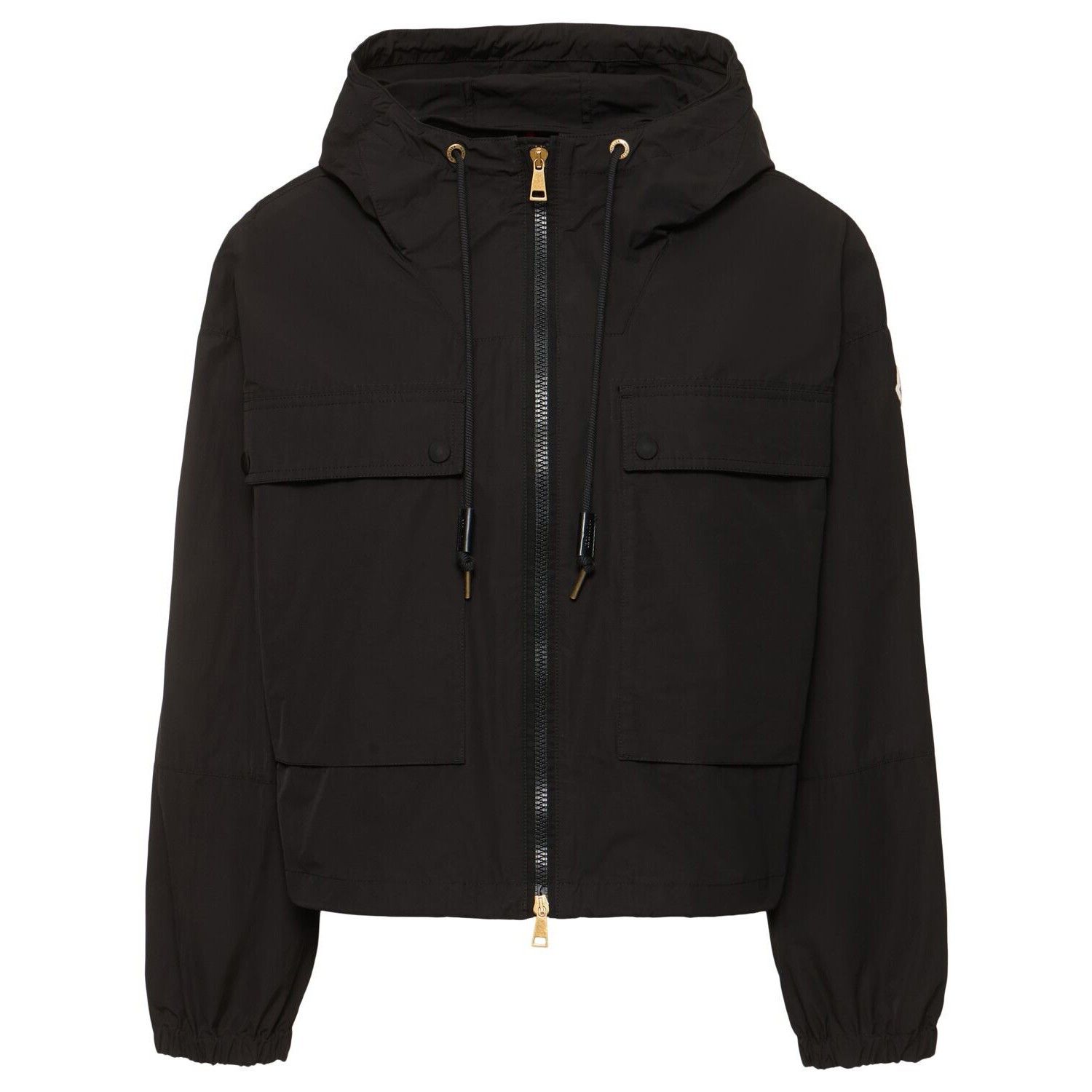 MONCLER Sauvan $1495 Women's Black Hooded Jacket New (Women'