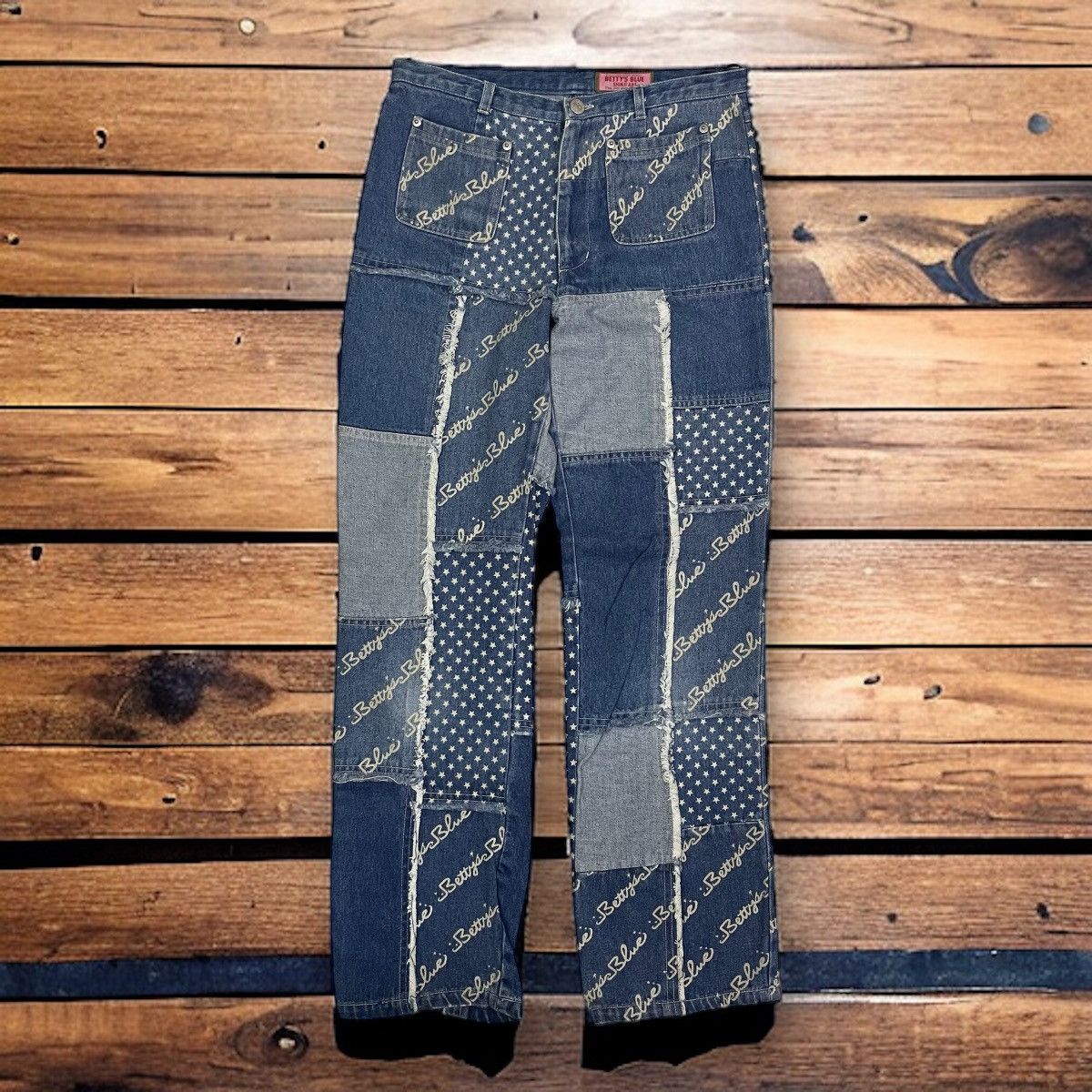 image of Archival Clothing x Hysteric Glamour Hagi Betty Blue Shinji Abe Patchwork Japanese (Size 28)