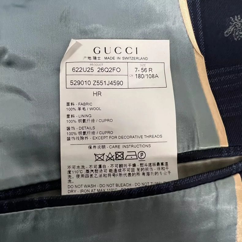 Gucci Gucci Size 56 Little bee jacket 2504-Nextarrow Size 54R - 6 Thumbnail