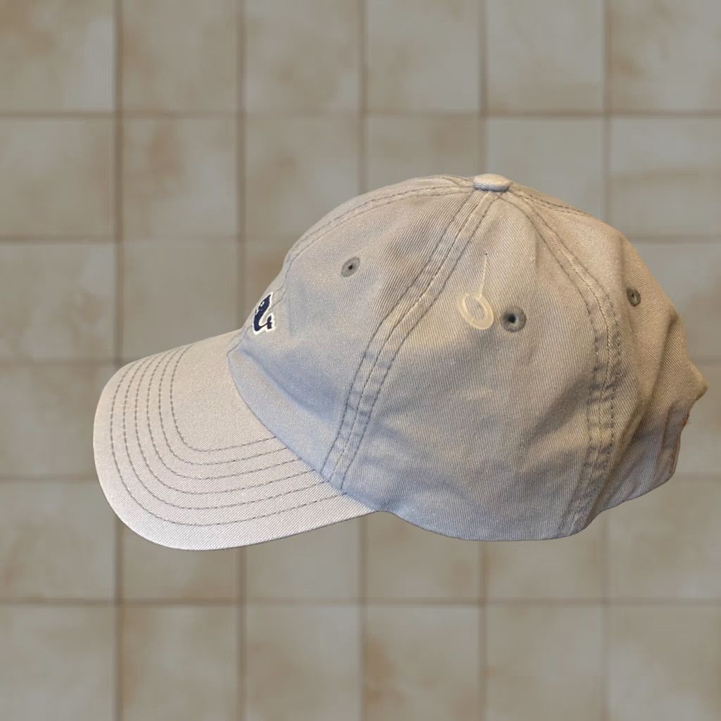 Vineyard Vines Vineyard Vines Hat Mens One Size Blue Leather Strapback Adjustable Cap Whale Men Women Size ONE SIZE - 1 Thumbnail