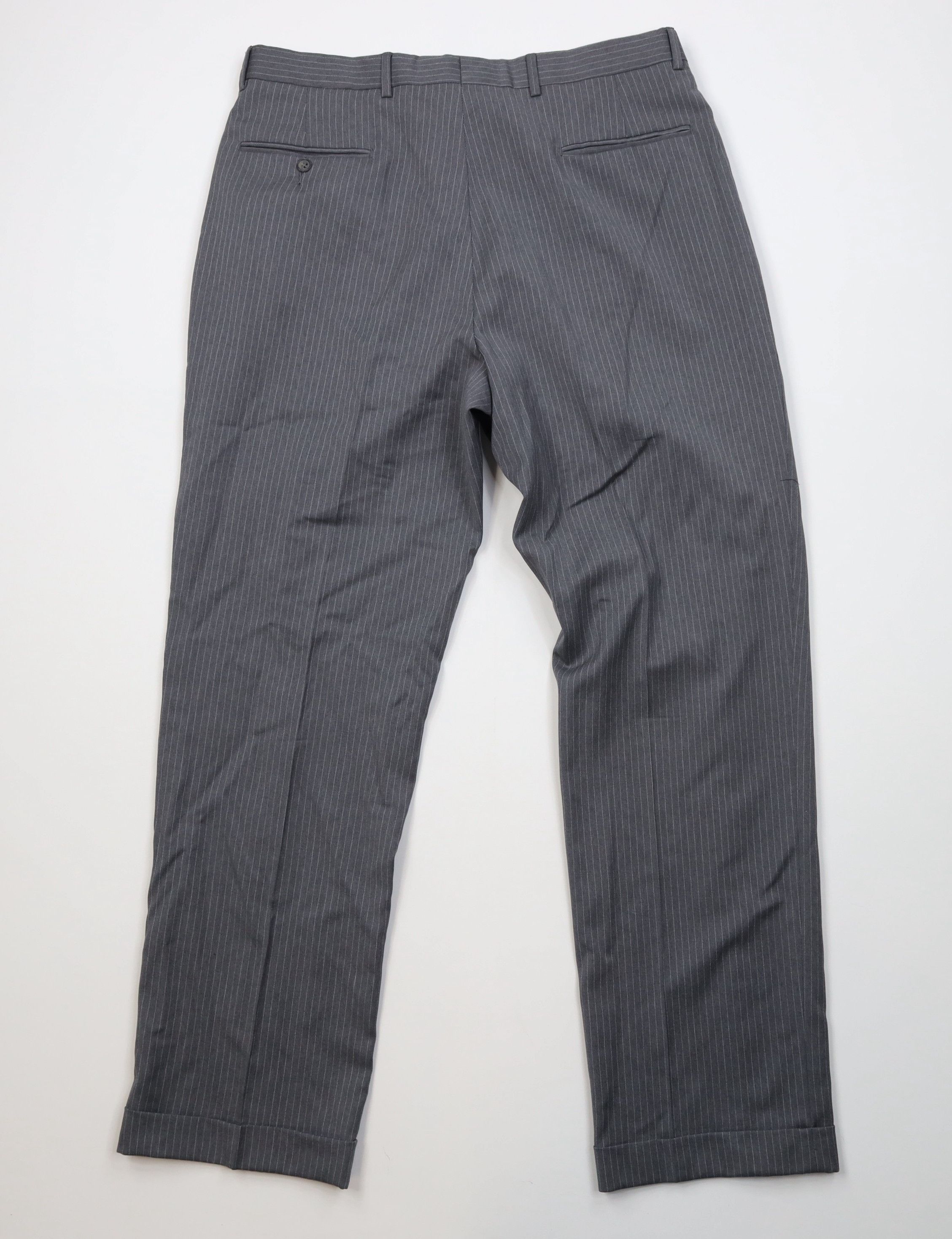 Tommy Hilfiger Vintage 90s Tommy Hilfiger Pinstriped Wide Leg Chino Pants Size US 36 / EU 52 - 8 Thumbnail
