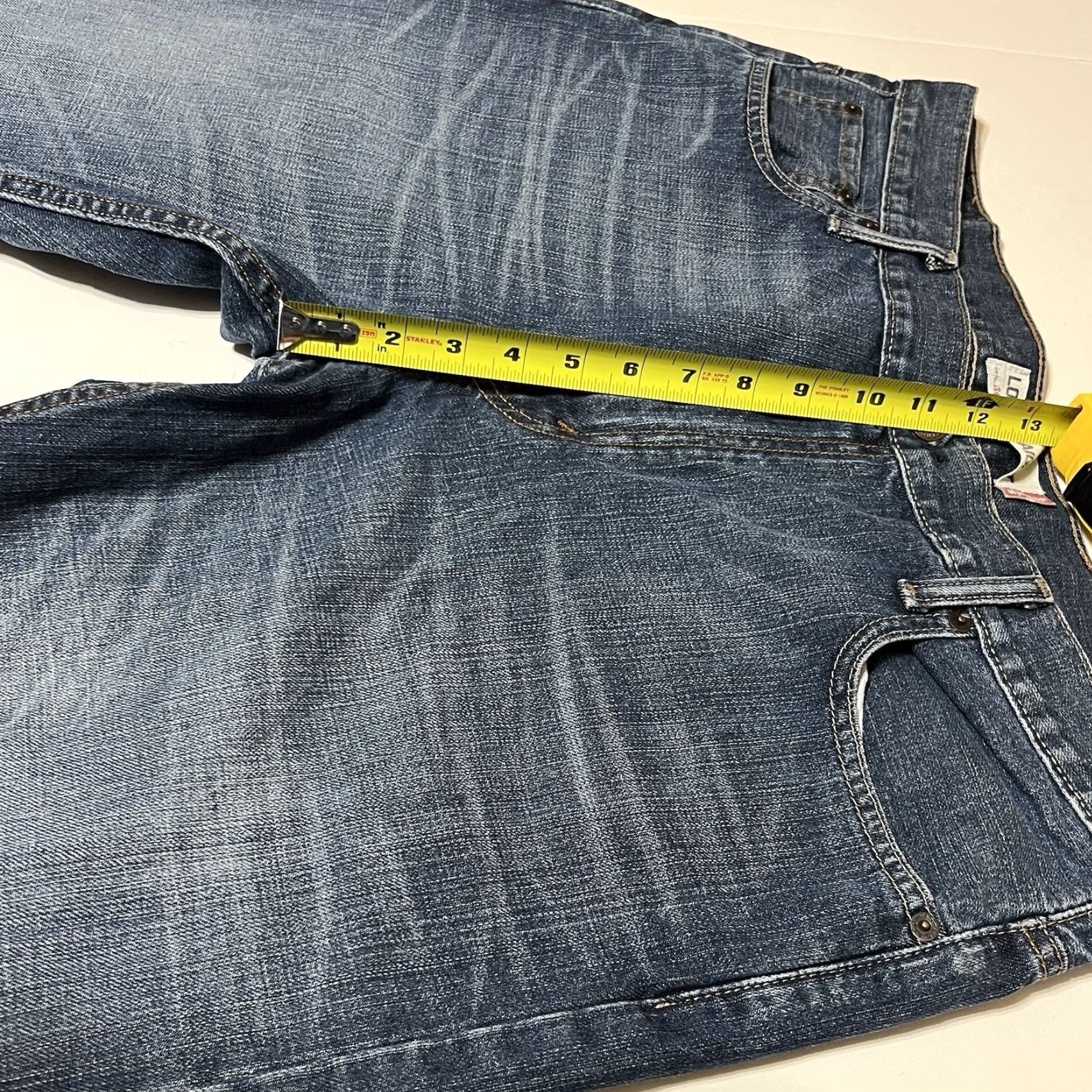 Levi's VINTAGE Levi's 569 Jeans Mens Regular 36x32 Blue Denim Straight Leg Loose Relaxed Fit 569 Model 500 Series Jeans Mens Size US 36 / EU 52 - 4 Thumbnail