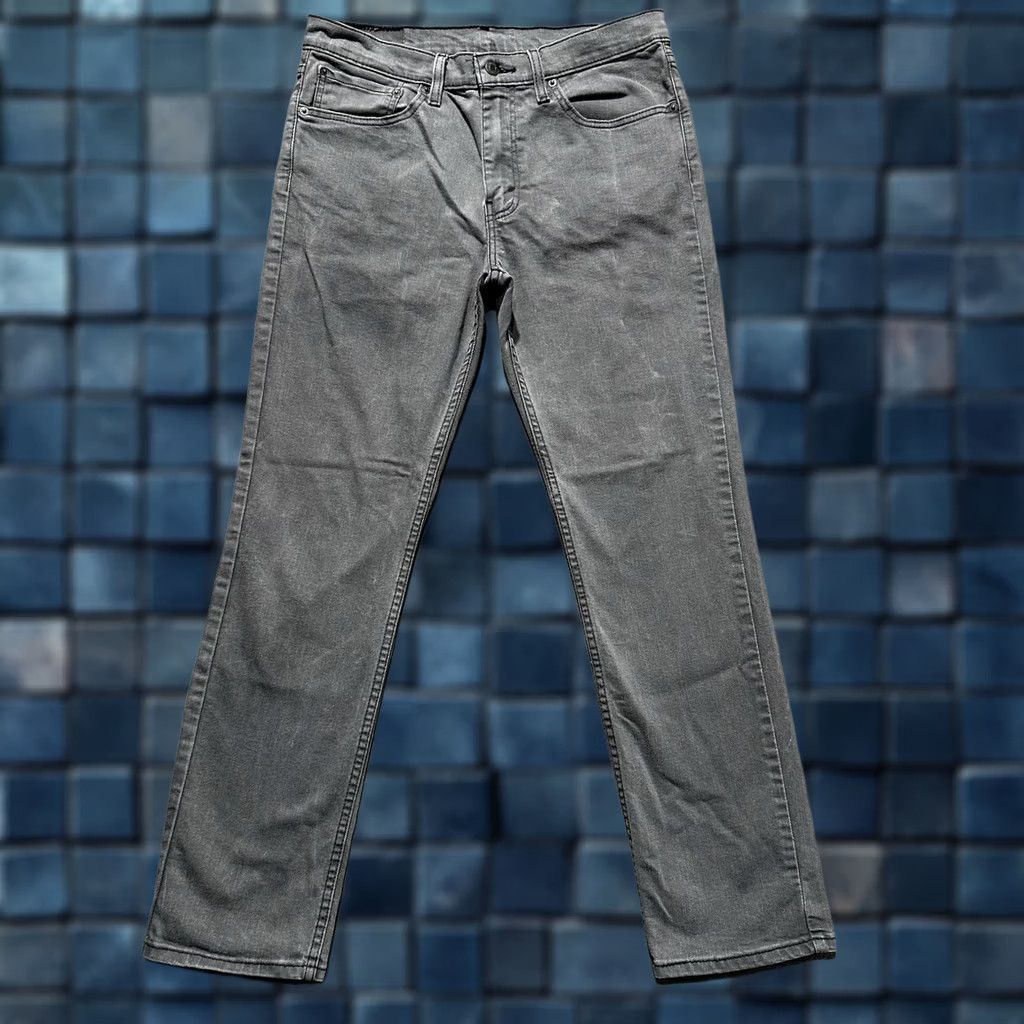 Levi's Levi's Jeans Mens 33 Waist 30 Inseam Dark Gray Denim 511 Slim Fit Mid Rise EUC Size US 34 / EU 50 - 1 Thumbnail