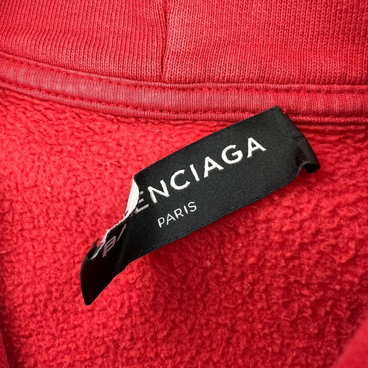 Balenciaga Balenciaga Europe Red Hoodie Size US XL / EU 56 / 4 - 4 Thumbnail