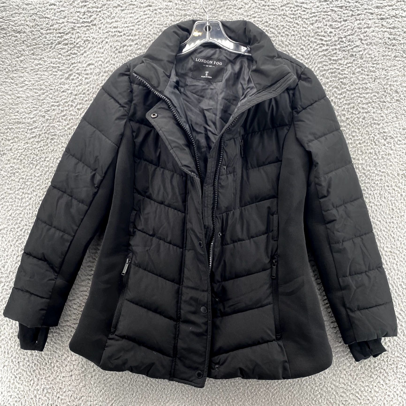 London Fog London Fog Puffer Jacket Women's Small Parka Outdoor Winter Chic Gorpcore 90's Streetwear Classic Size S / US 4 / IT 40 - 2 Thumbnail