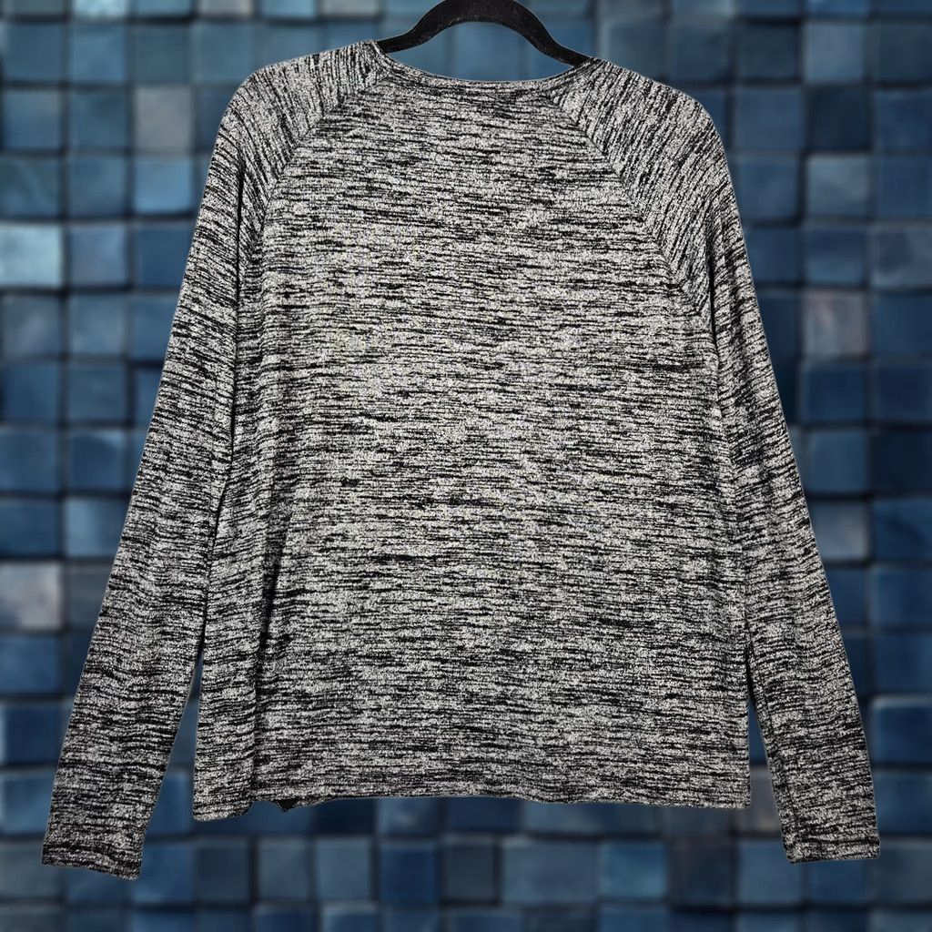 Rag & Bone rag & bone/jean Women's Heater Gray Stretch Knit Site Zipper Sweater XS Size XS / US 0-2 / IT 36-38 - 1 Thumbnail