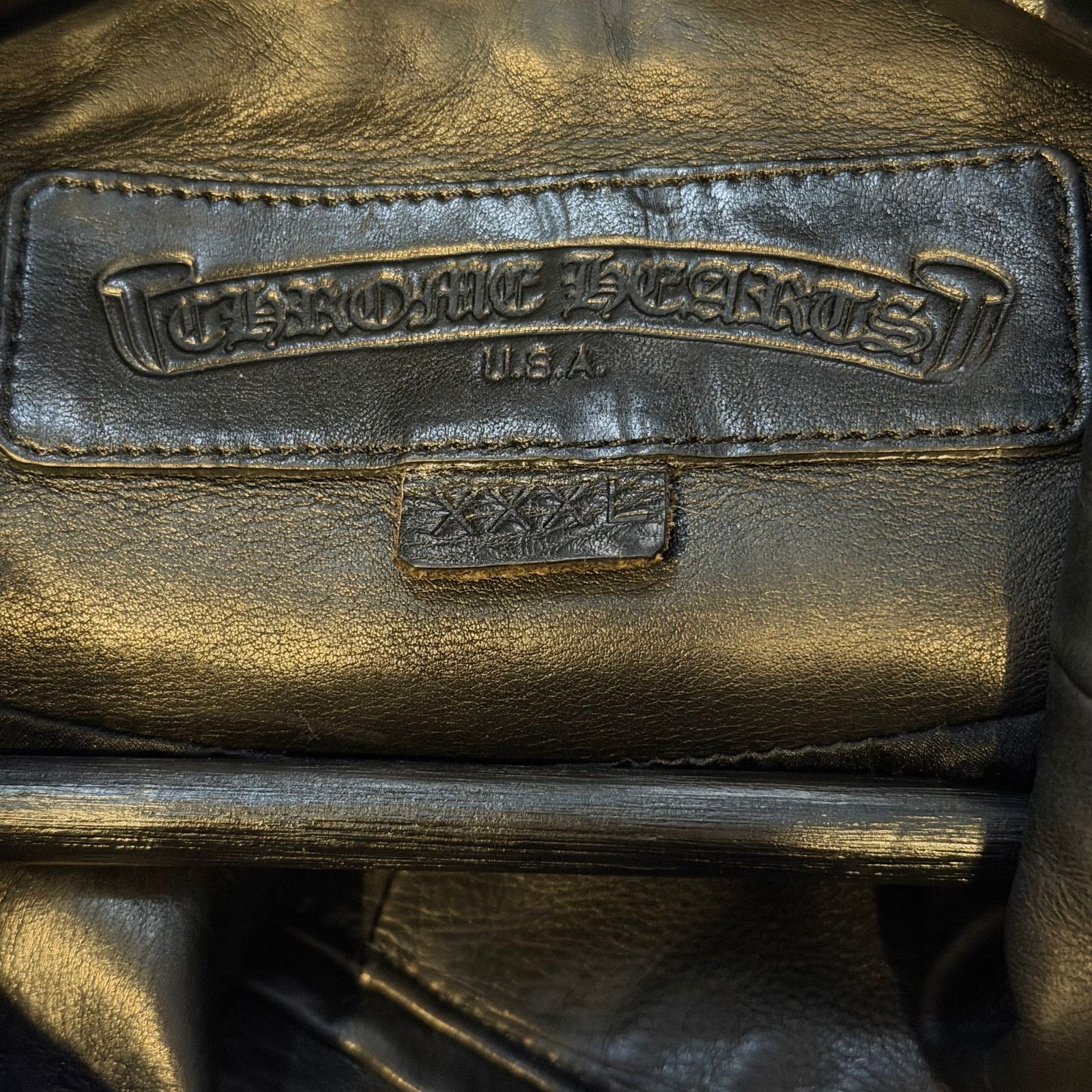 Chrome Hearts Chrome Hearts Leather Trench Jacket Size US XXL / EU 58 / 5 - 3 Thumbnail