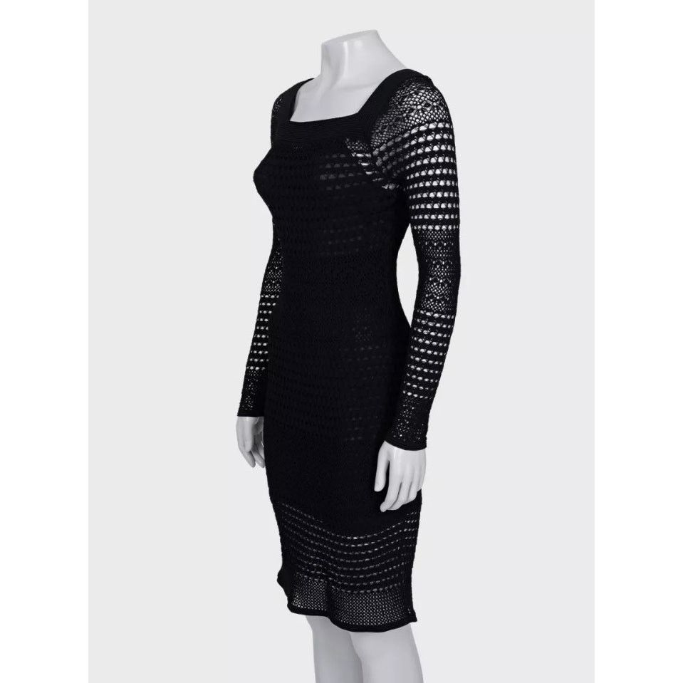 Tom Ford Tom Ford Black Knitted Dress - Size S Size S / US 4 / IT 40 - 2 Thumbnail