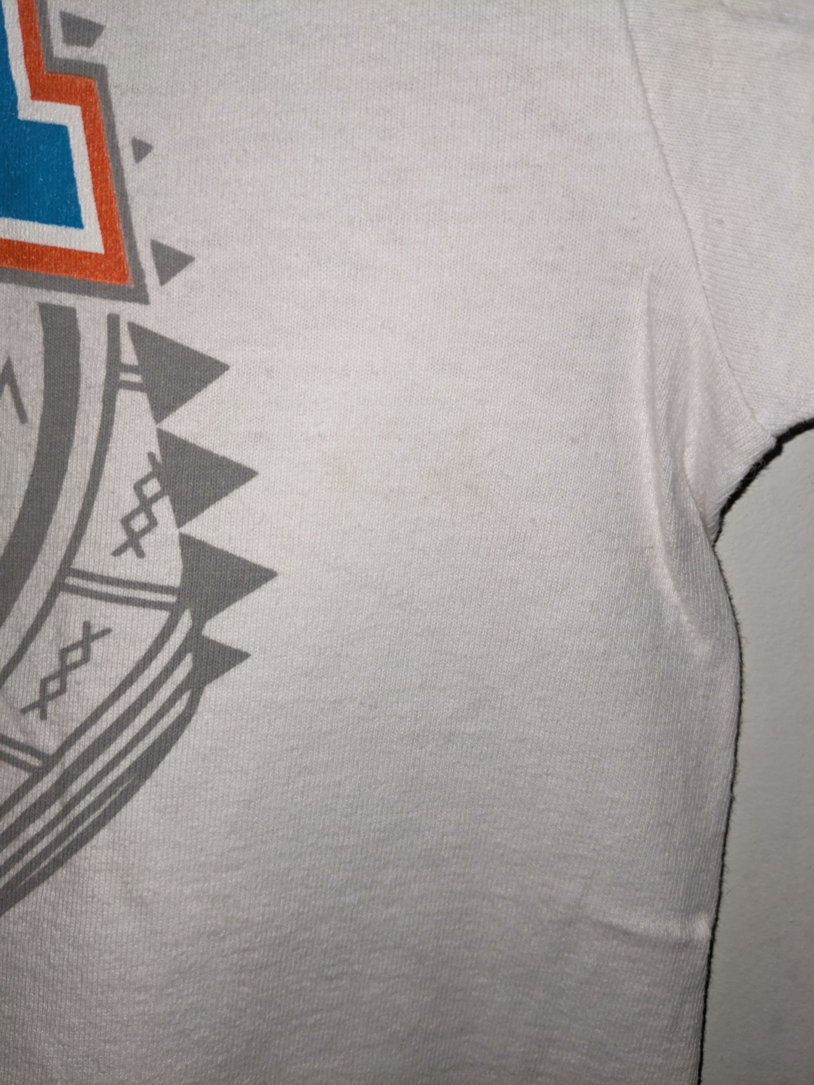 NFL × Vintage Vintage 90s Miami Dolphins NFL Football Fear the Fin T-Shirt Size US XL / EU 56 / 4 - 9 Thumbnail