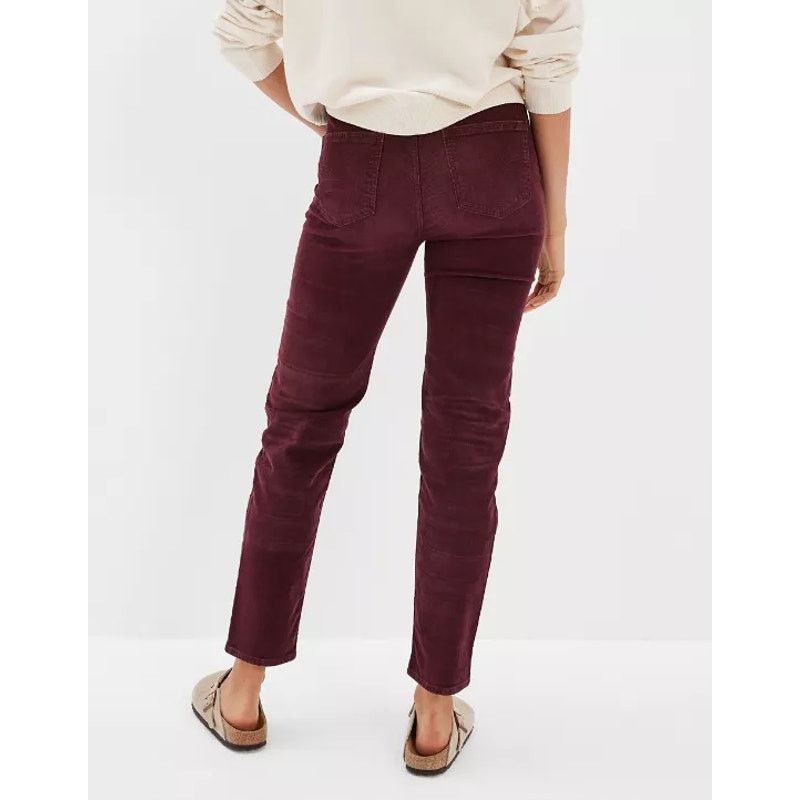 American Eagle Outfitters NWT American Eagle Outfitters Corduroy Straight Mom Jeans 14 Size 36" / US 14 / IT 50 - 2 Thumbnail