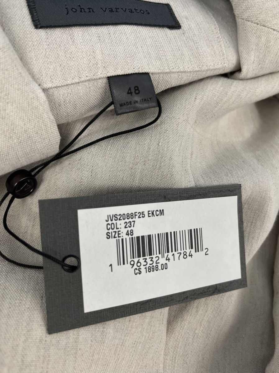 John Varvatos Allen Jacket Twine EU 48 USA 38 Size US M / EU 48-50 / 2 - 14 Thumbnail