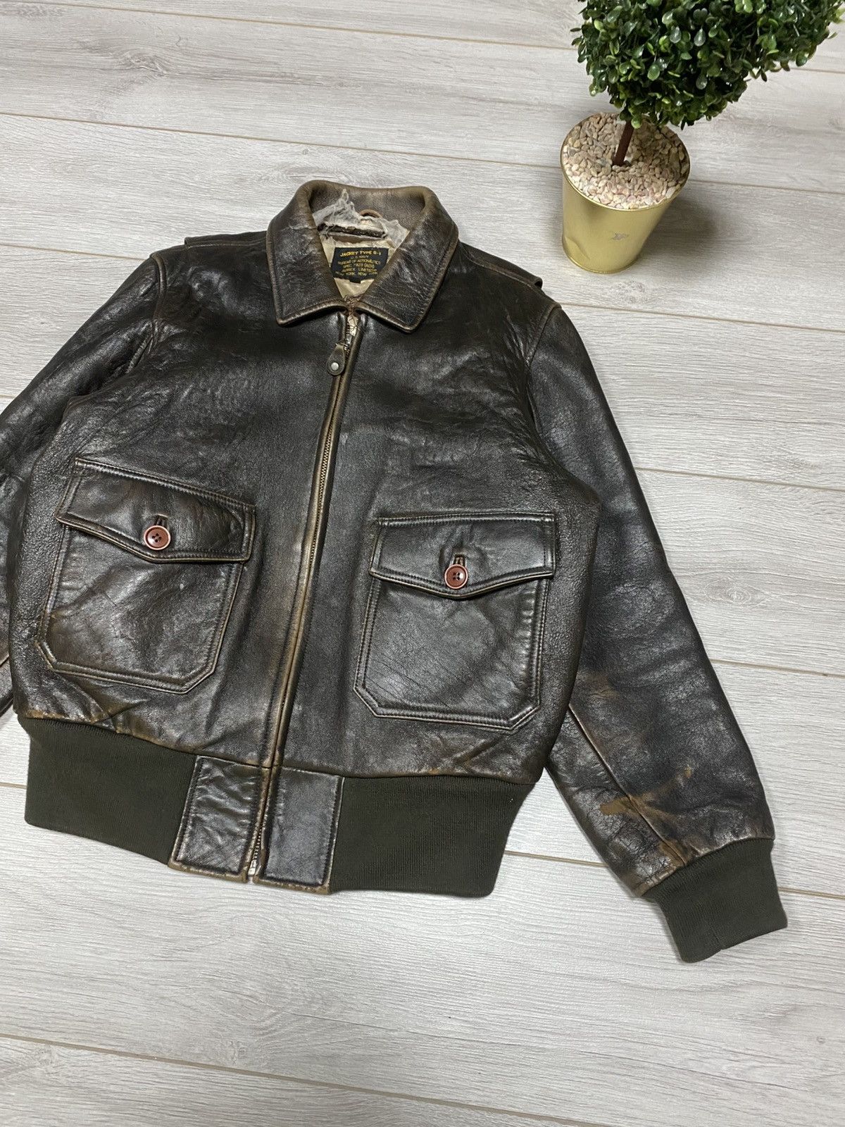 Avirex Vintage Avirex leather jacket Size US M / EU 48-50 / 2 - 6 Thumbnail