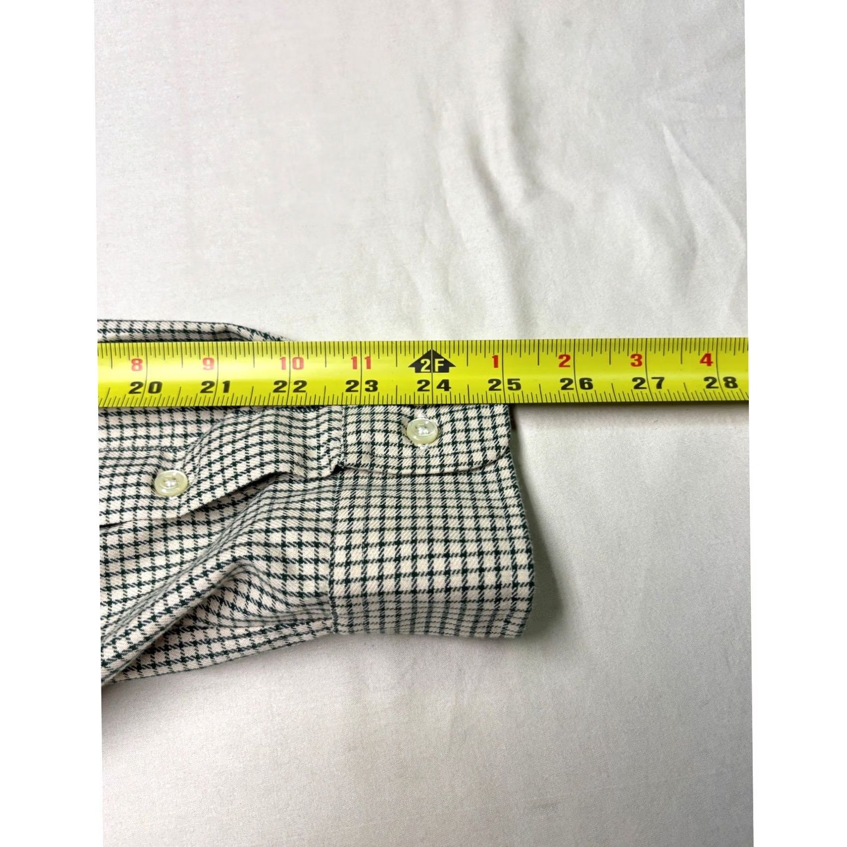 Polo Ralph Lauren VINTAGE Polo Ralph Lauren Blake Shirt Mens XL Green White Check Cotton Sleeve Size US XL / EU 56 / 4 - 8 Thumbnail