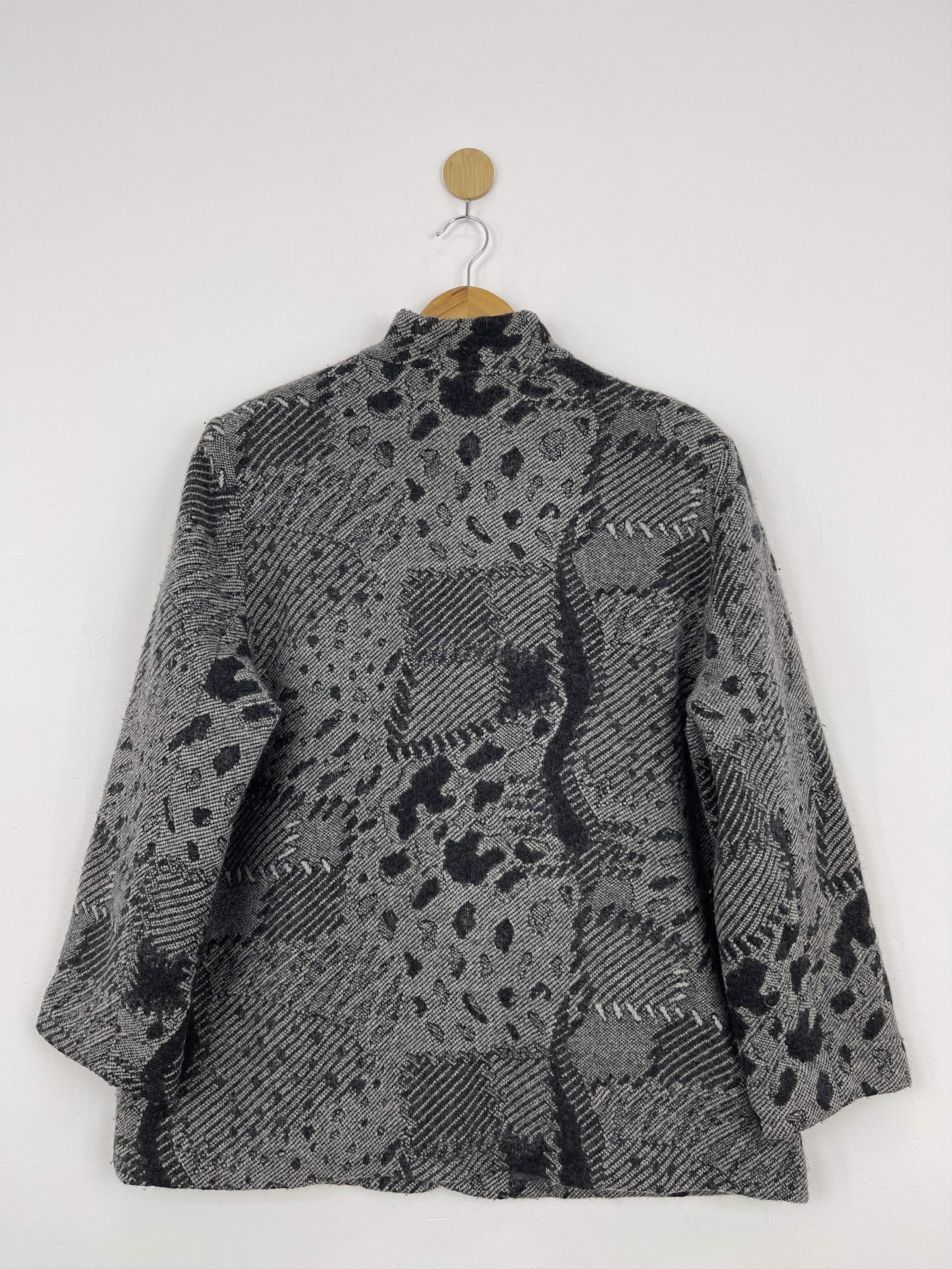 Japanese Brand Vintage Japanese Brand Knit Wool Button Up Jacket JA0044 Size US M / EU 48-50 / 2 - 2 Thumbnail