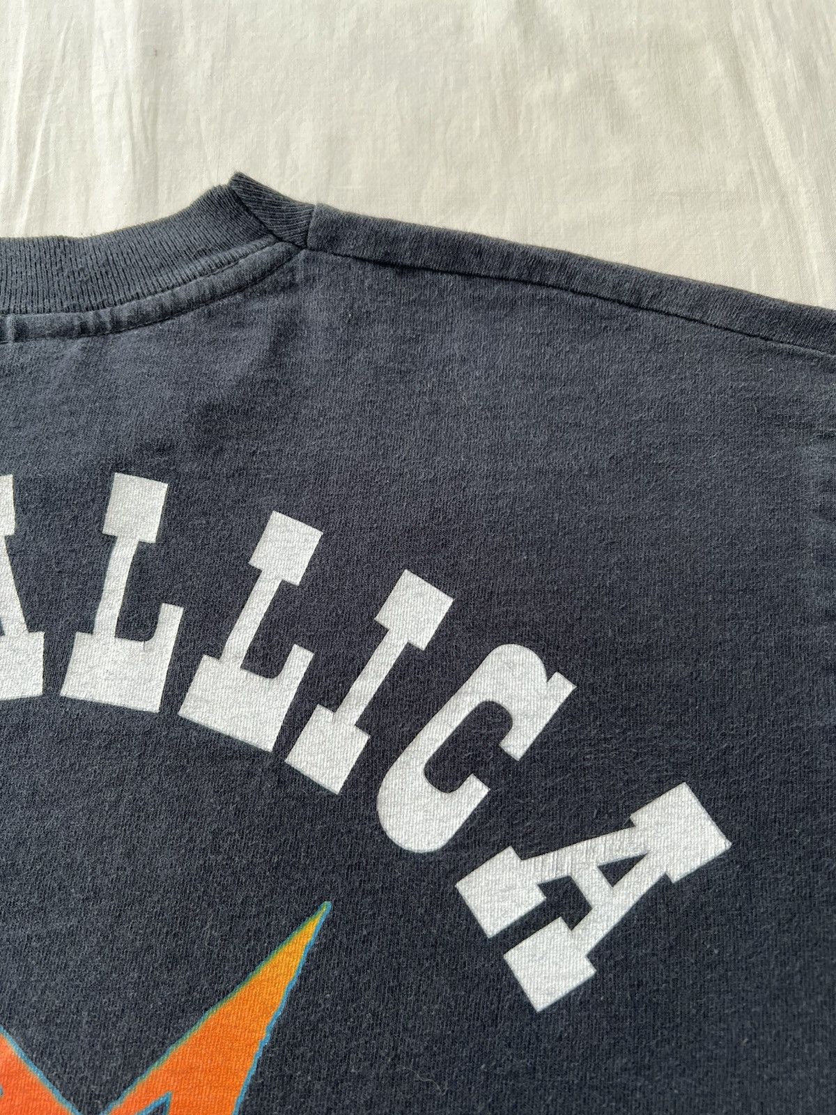 Band Tees Vintage 1996 Metallica San Francisco 15 Years Flame Long Size US L / EU 52-54 / 3 - 21 Thumbnail