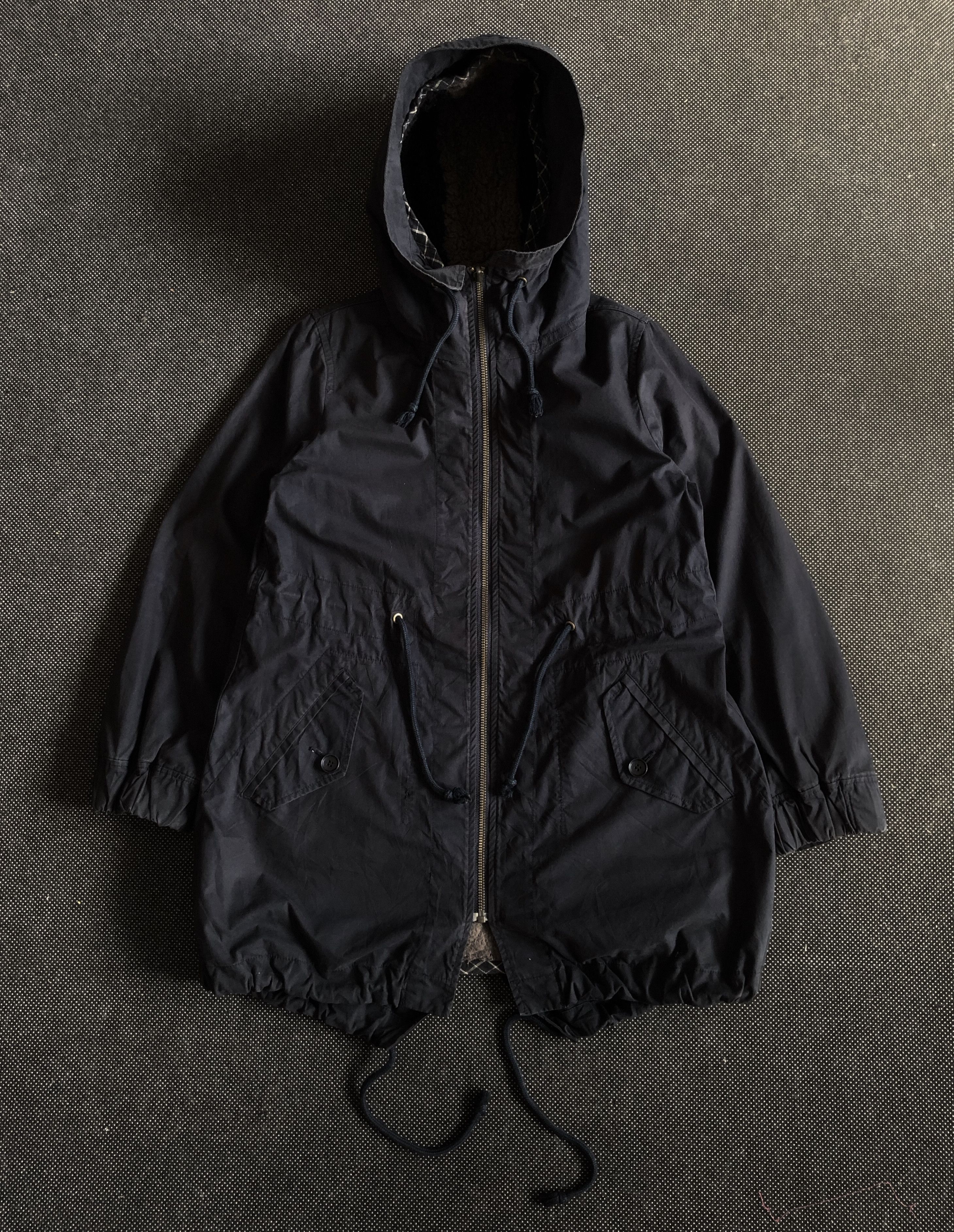 Frapbois VINTAGE FRAPBOIS DRAWSTRING PARKA WITH SHERPA LINING Size S / US 4 / IT 40 - 2 Thumbnail