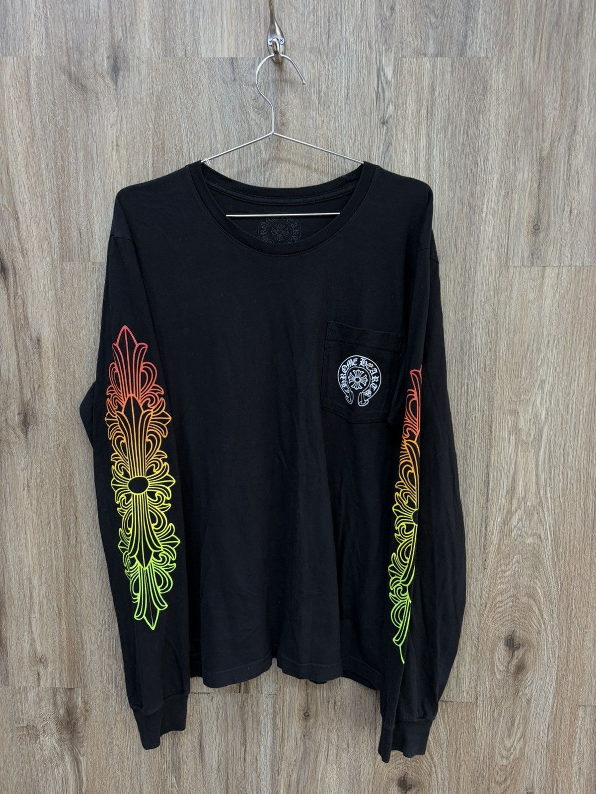 Chrome Hearts Chrome Hearts Multi Color Horseshoe Long Sleeve