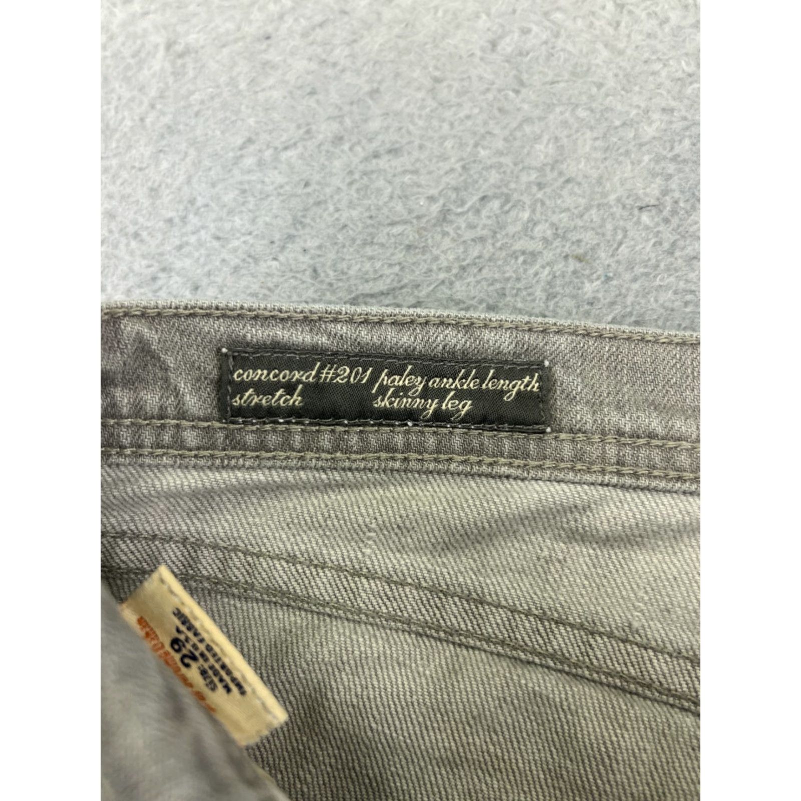 Citizens Of Humanity Citizens of Humanity Ingrid Jeans Women 29 Gray Denim Ankle Skinny 5-Pocket Distressed Modern American Western Cigarettes? Size 29" - 6 Thumbnail