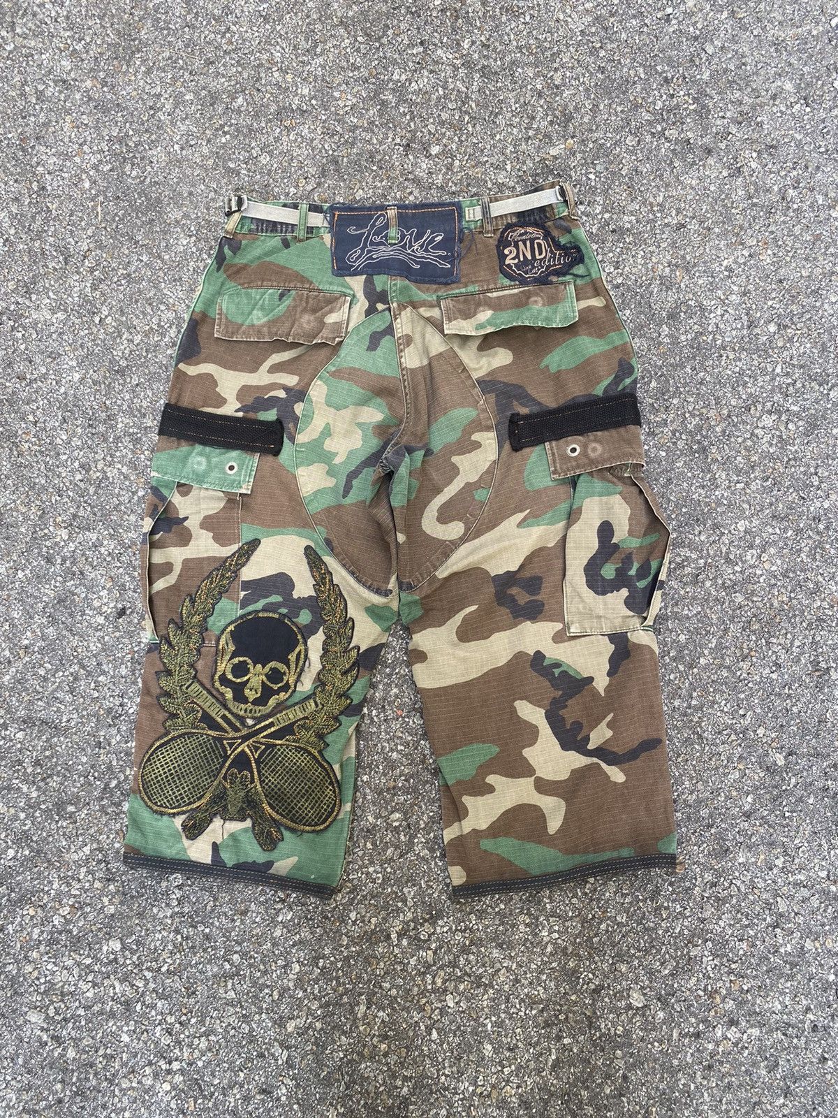 Ed Hardy Cargo Jorts Skater Countyline Shorts Camo Military Skull Size US 30 / EU 46 - 1 Thumbnail