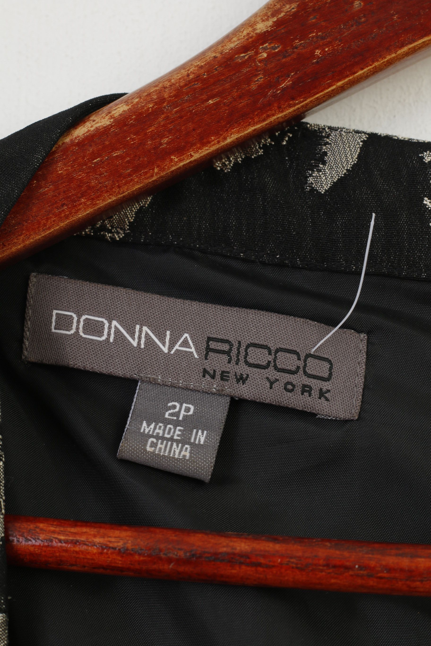 Vintage Donna Ricco New York Women 2P XS Dress Grey Size XS / US 0-2 / IT 36-38 - 3 Thumbnail