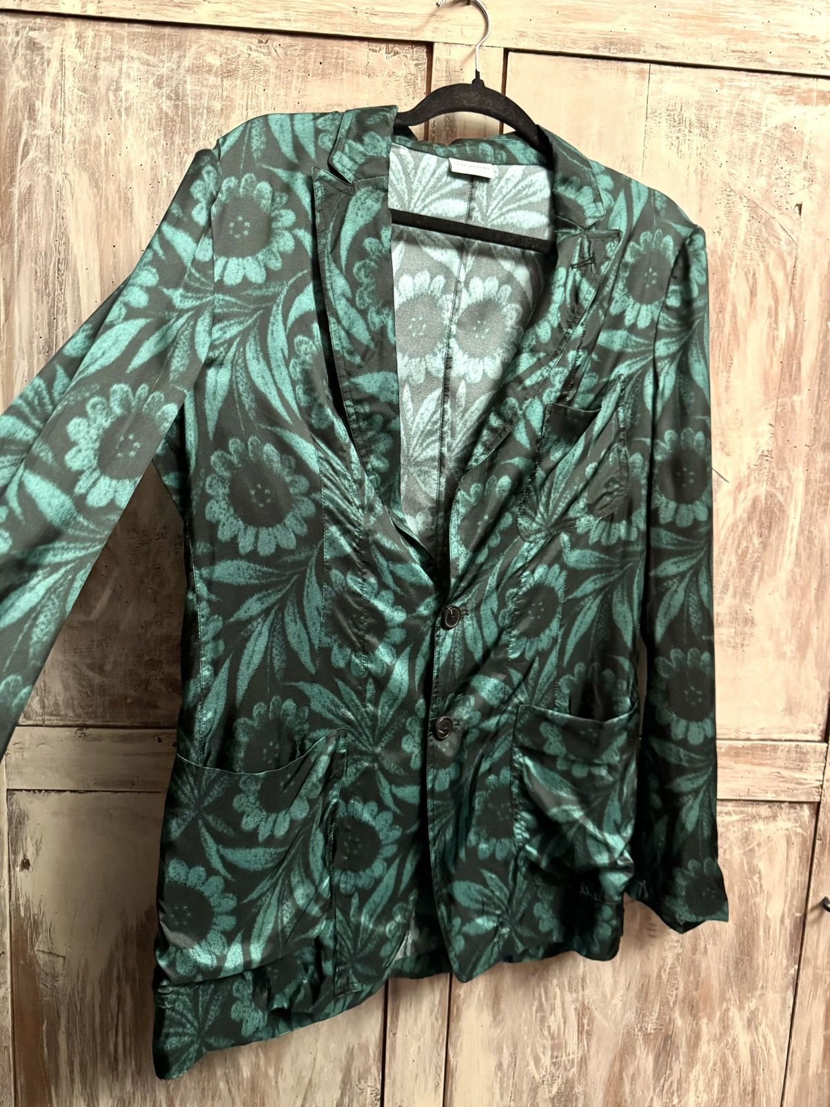 Dries Van Noten dries van noten runway printed blazer jacket 46 Size 46S - 8 Thumbnail