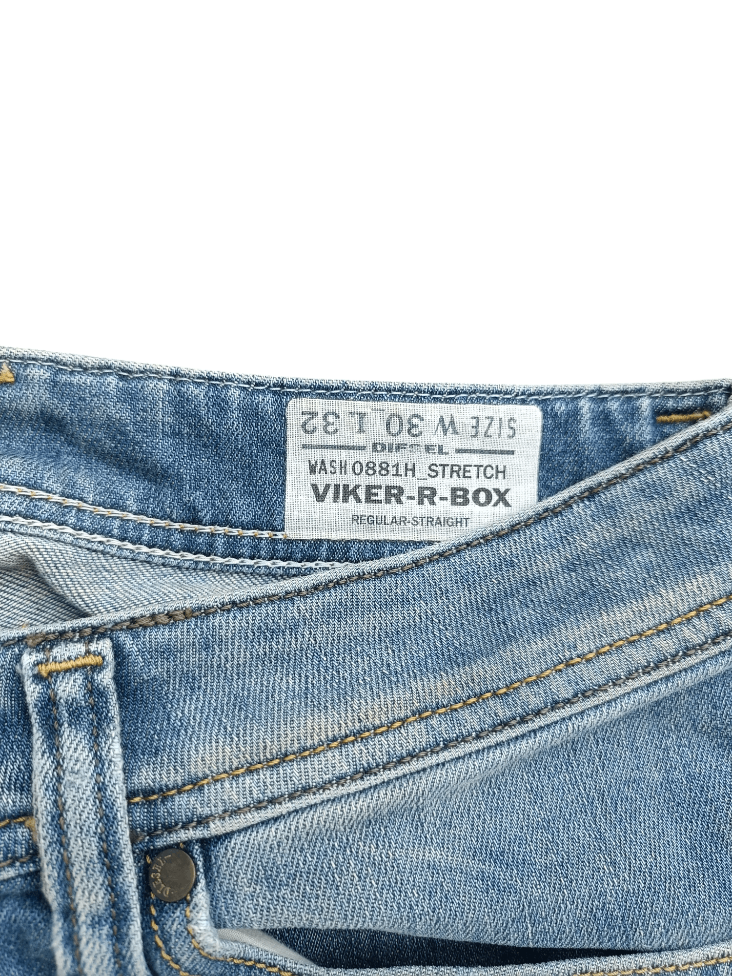 Diesel × Vintage Vintage Y2K Diesel-Co Distressed Flare Rusty Denim e201 Size US 30 / EU 46 - 15 Thumbnail