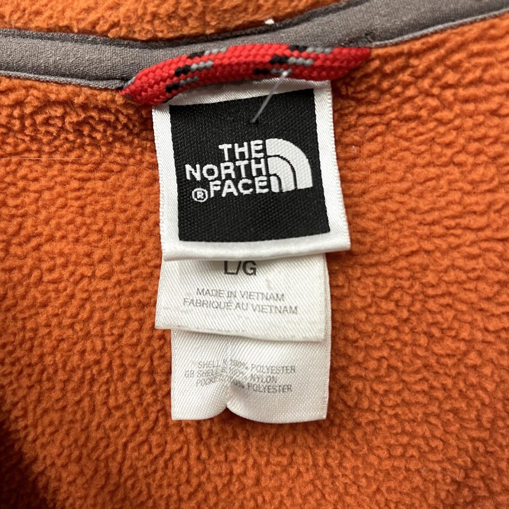The North Face The North Face Jacket Mens Size L Zip-Up Polyester Orange Burnt Orange Windbreaker Size US L / EU 52-54 / 3 - 4 Thumbnail
