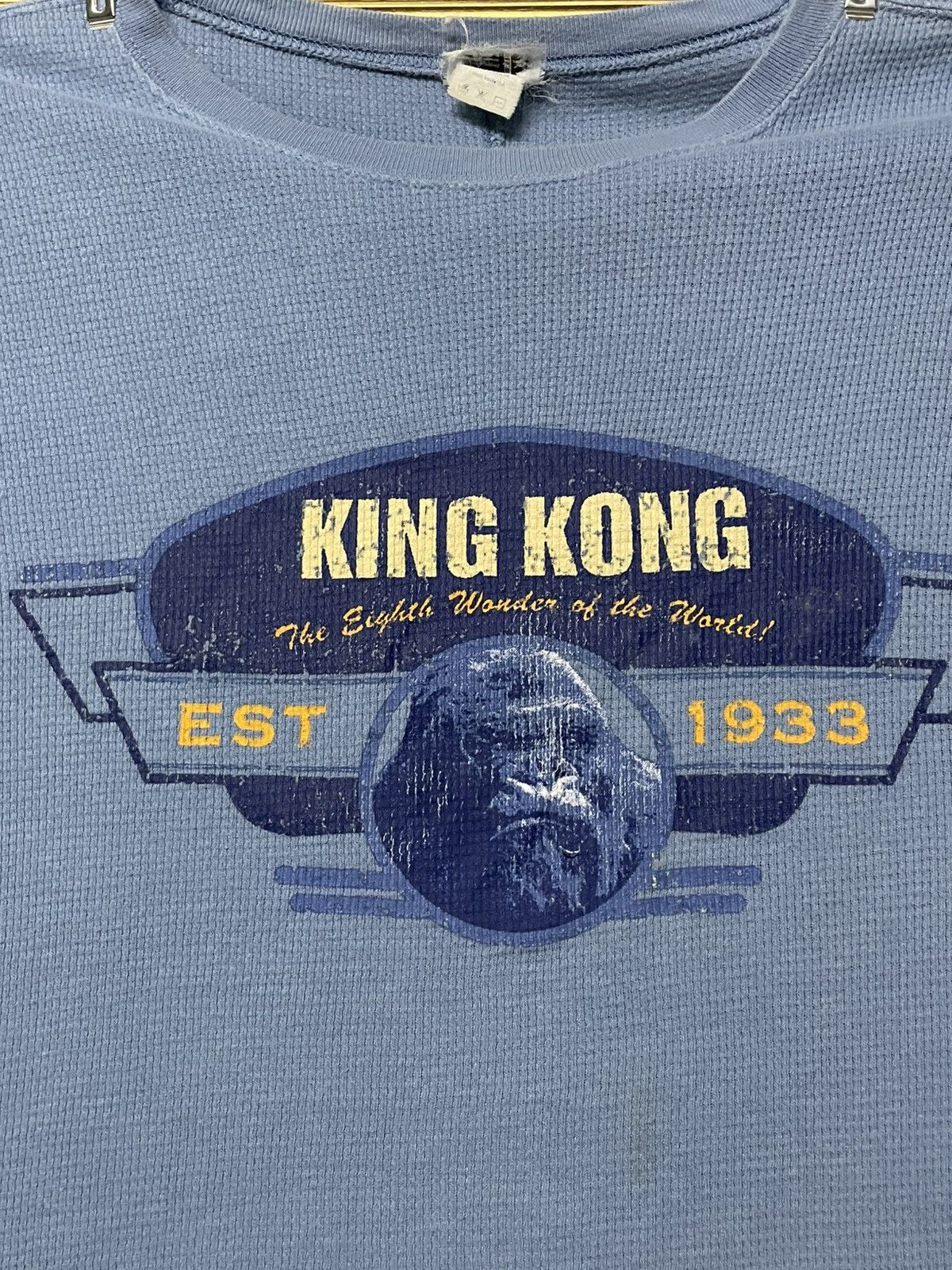 Vintage Vintage Y2K King Kong The Movier Thermal Distressed Tee Size US L / EU 52-54 / 3 - 7 Thumbnail