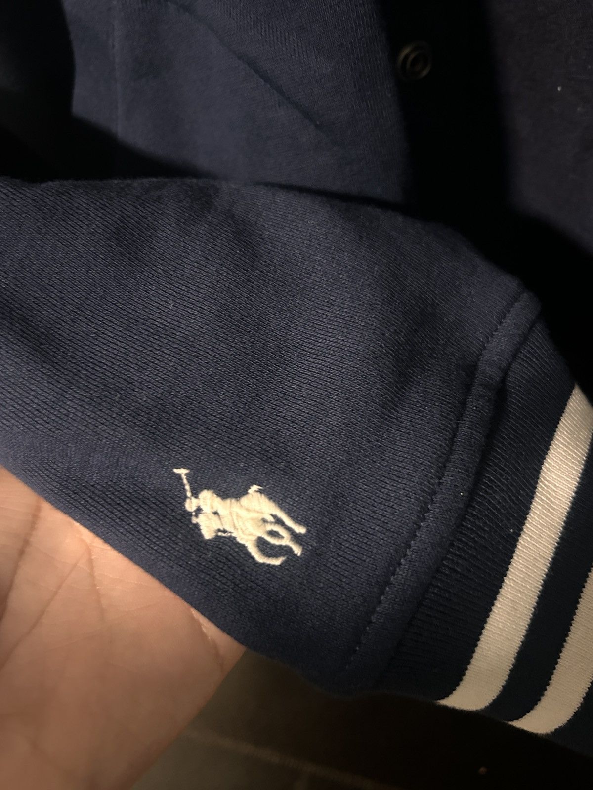 Polo Ralph Lauren Navy Varsity Polo Sweater Size US S / EU 44-46 / 1 - 5 Thumbnail