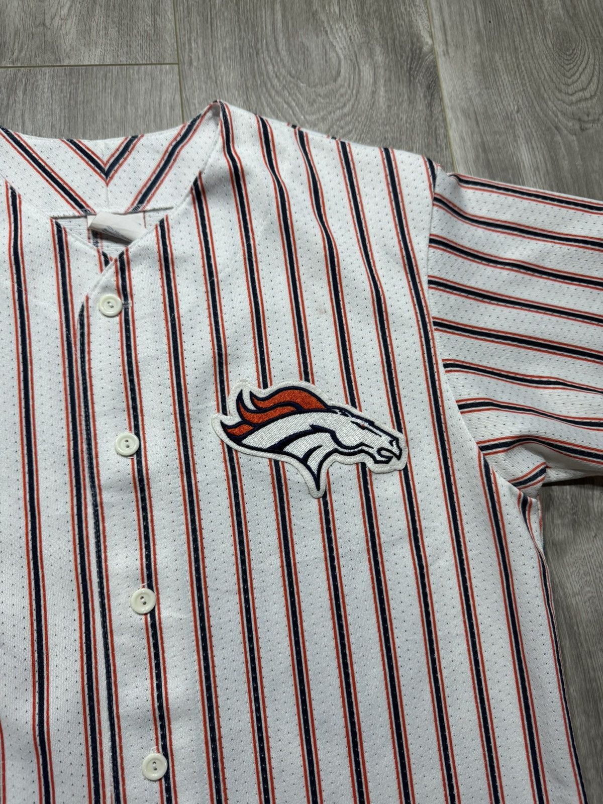Vintage NFL Denver Broncos Majestic Baseball Jersey Football Jerseys