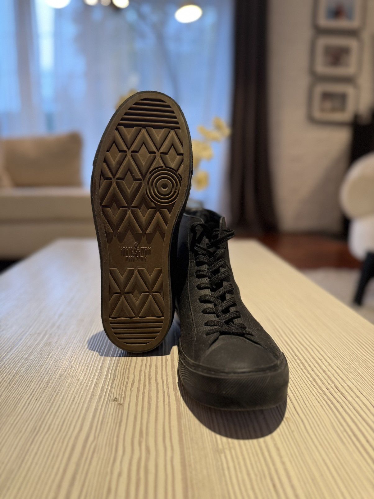 Louis Vuitton Louis Vuitton High-Top Sneakers by Virgil Abloh (SS19) Size US 8 / EU 41 - 5 Thumbnail