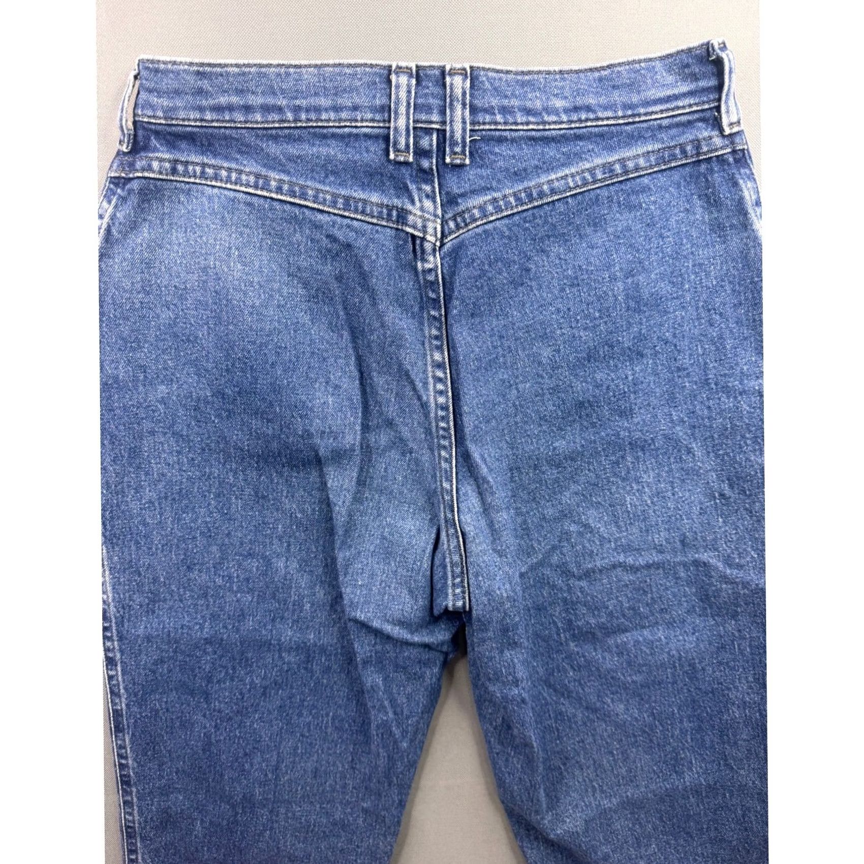 Lee VINTAGE Lee Capri Jeans Womens Blue High Rise Straight Leg Cropped Denim 29W 29 Inseam 16in 90s Women Jeans Size 29" - 6 Thumbnail