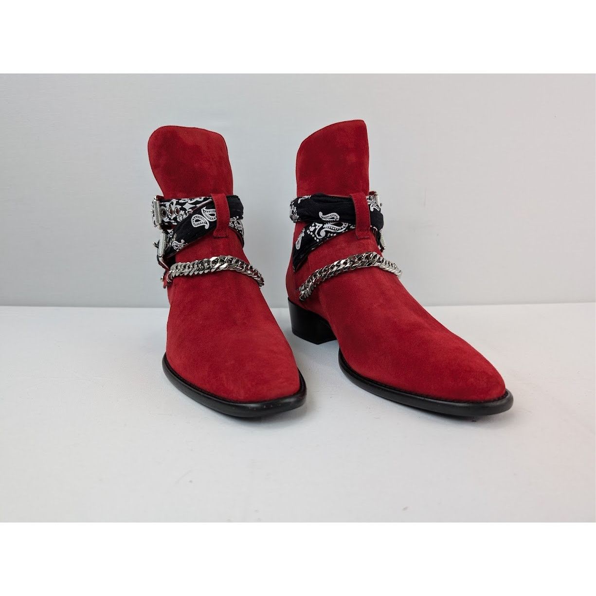 Amiri o1rshd1 Q:2 / Bandana Boots in Merlot Size US 9 / EU 42 - 5 Thumbnail