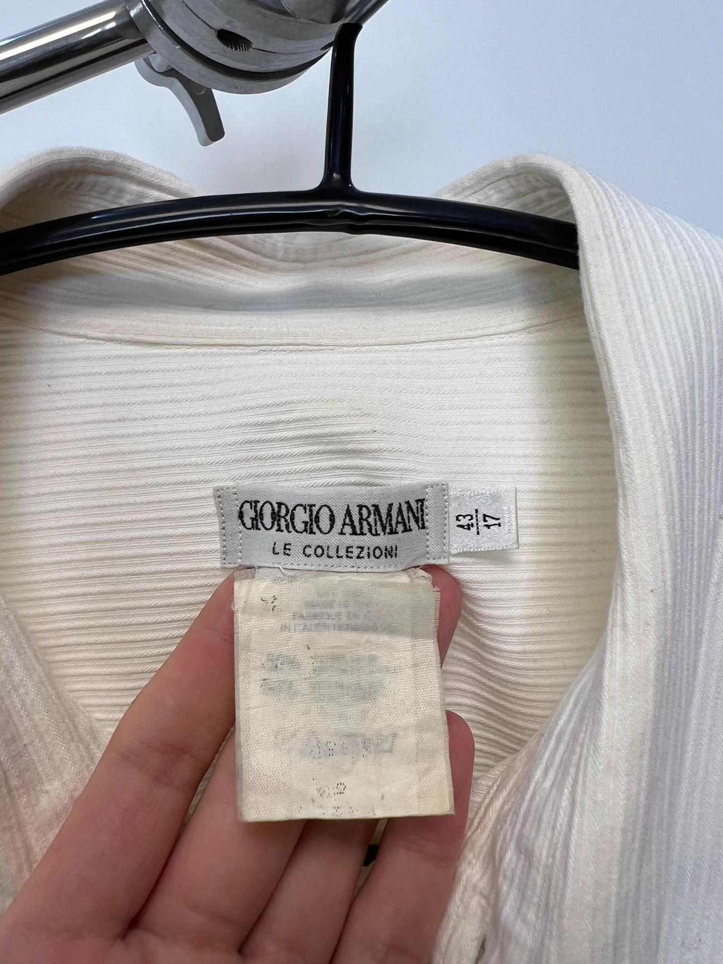 Giorgio Armani Giorgio Armani 00s Oversized Pleated Shirt Size US L / EU 52-54 / 3 - 7 Thumbnail