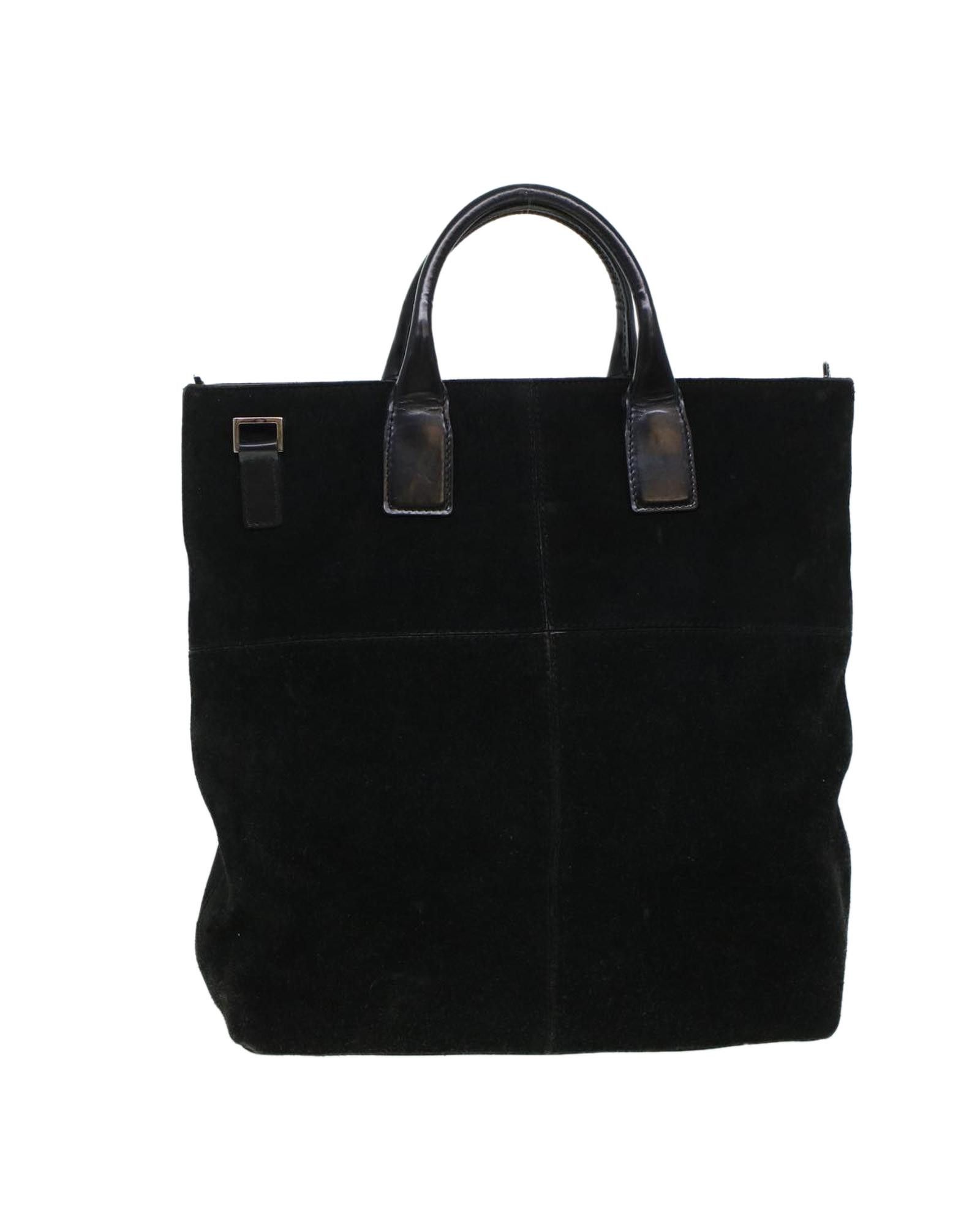 image of Gucci Black Suede Hand Bag - Rank Cd, Women's