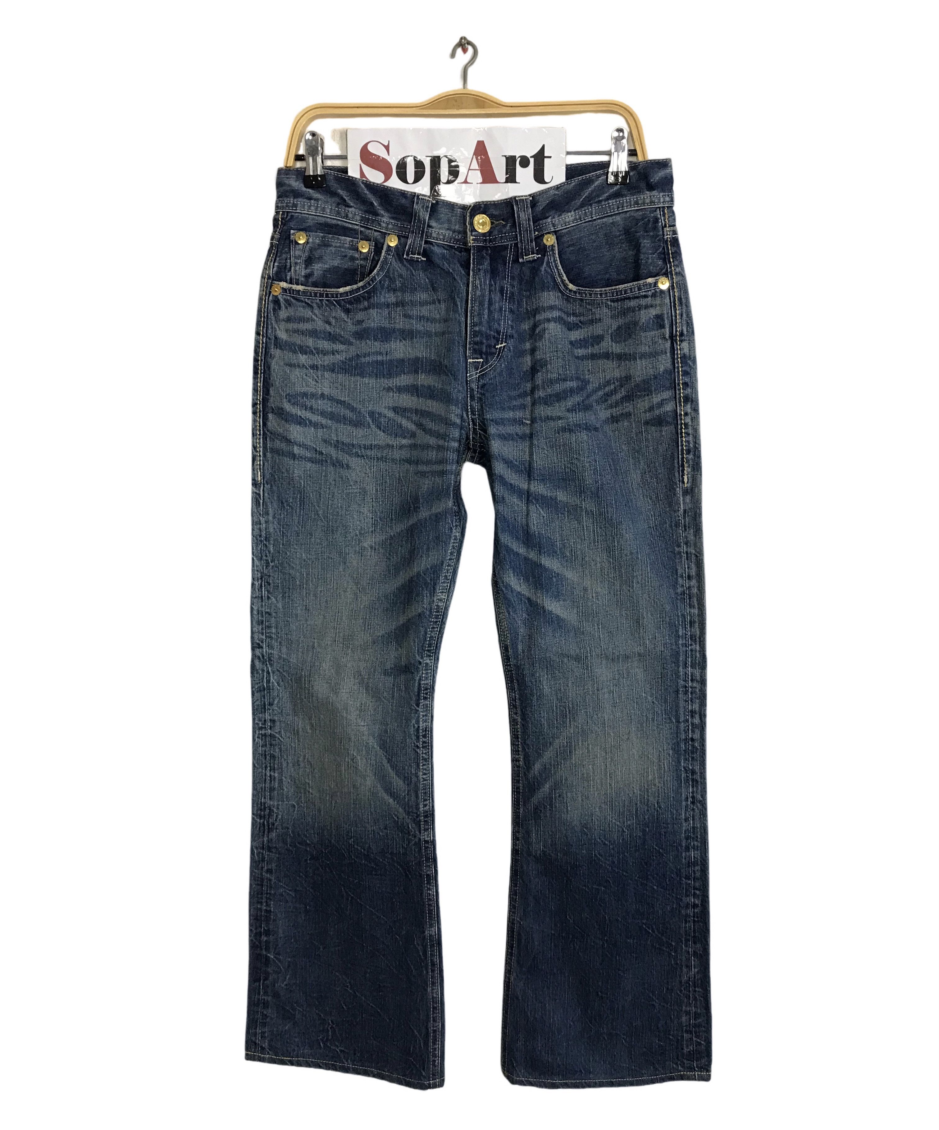 Japanese Brand × Vintage Vintage Denim Craft Premium Clothing Zipper Jeans Design Size US 31 - 1 Thumbnail