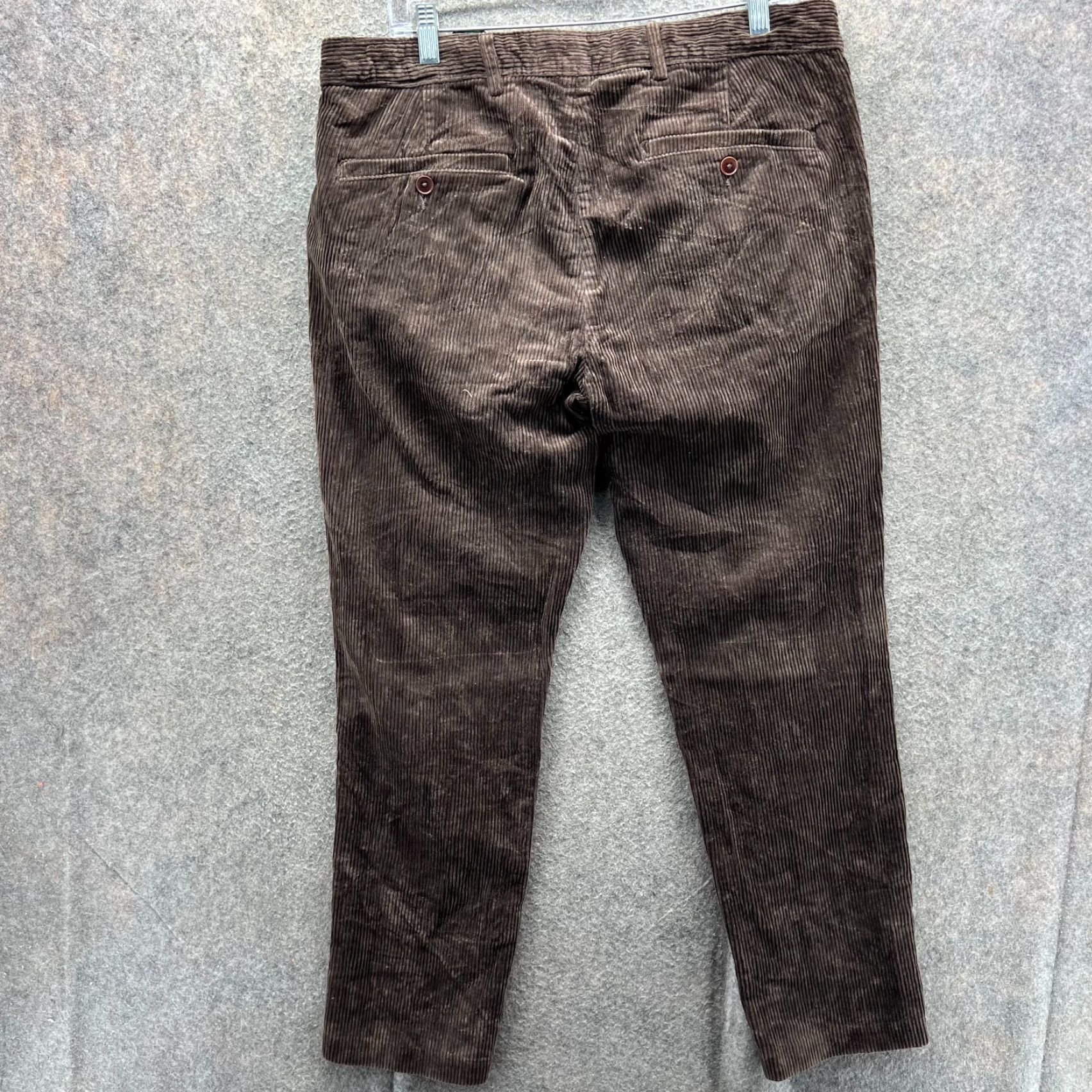Abercrombie & Fitch VINTAGE Abercrombie & Fitch Pants Men 34x32 Brown Corduroy Straight Fit Shirt? Size US 34 / EU 50 - 2 Thumbnail